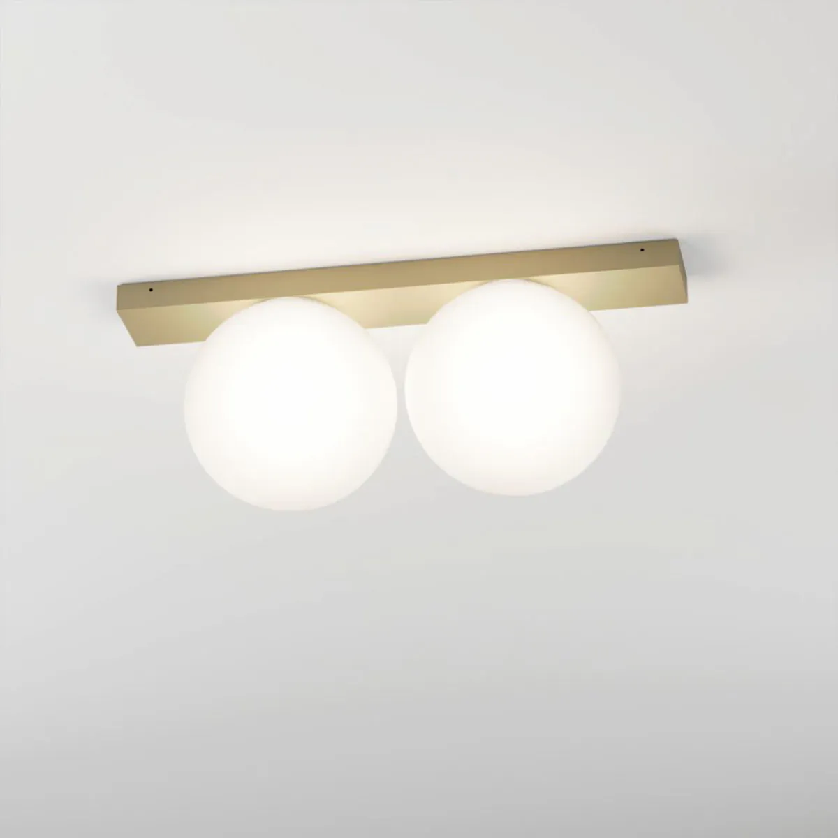 OONO ON 2 927 Deckenleuchte, Ø: 20 cm, Goldfarben, Warmweiß 3000K