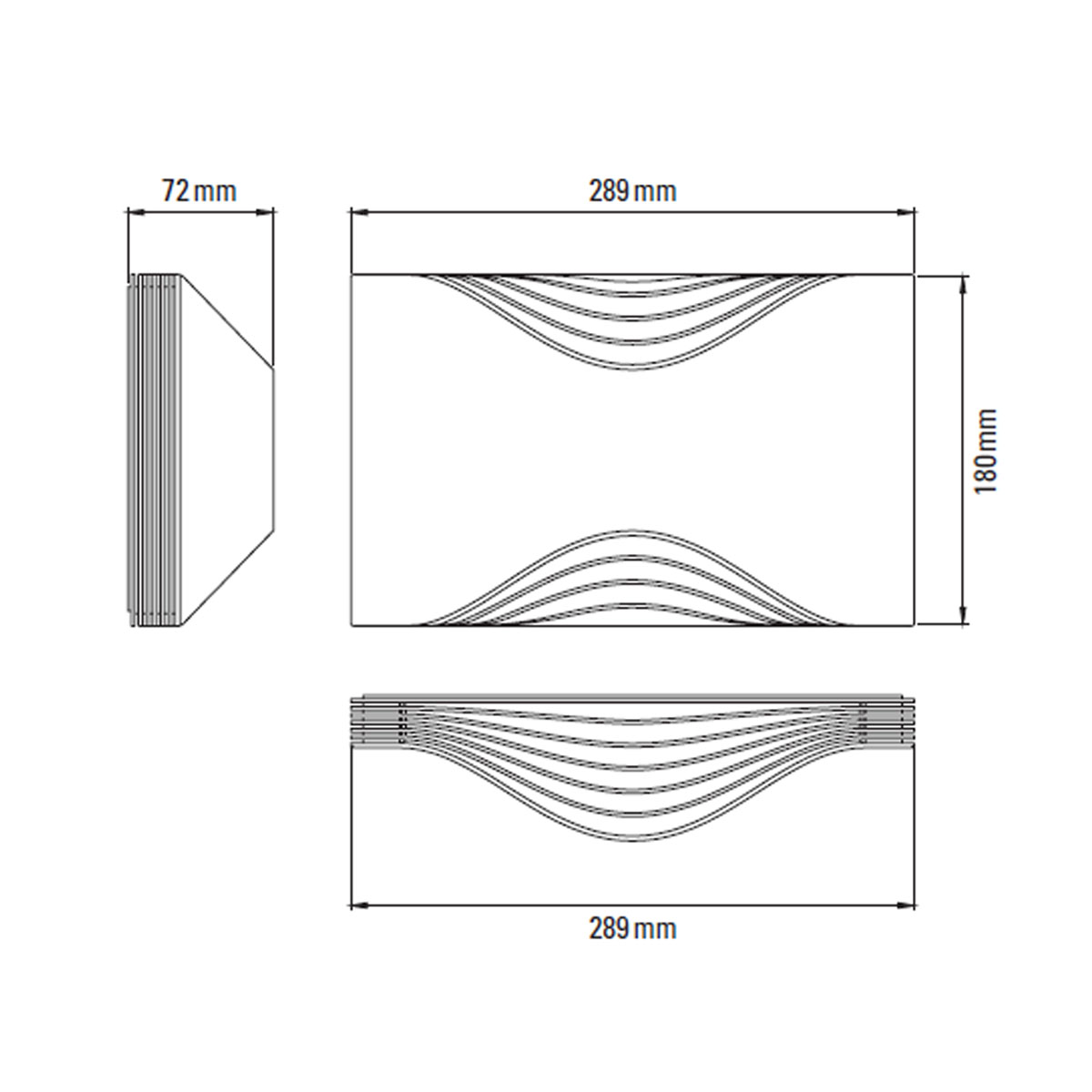 Technische Zeichnung DCW Editions Respiro L Wandleuchte B: 29 cm Technische Zeichnung DCW Editions Respiro L Wandleuchte B: 29 cm