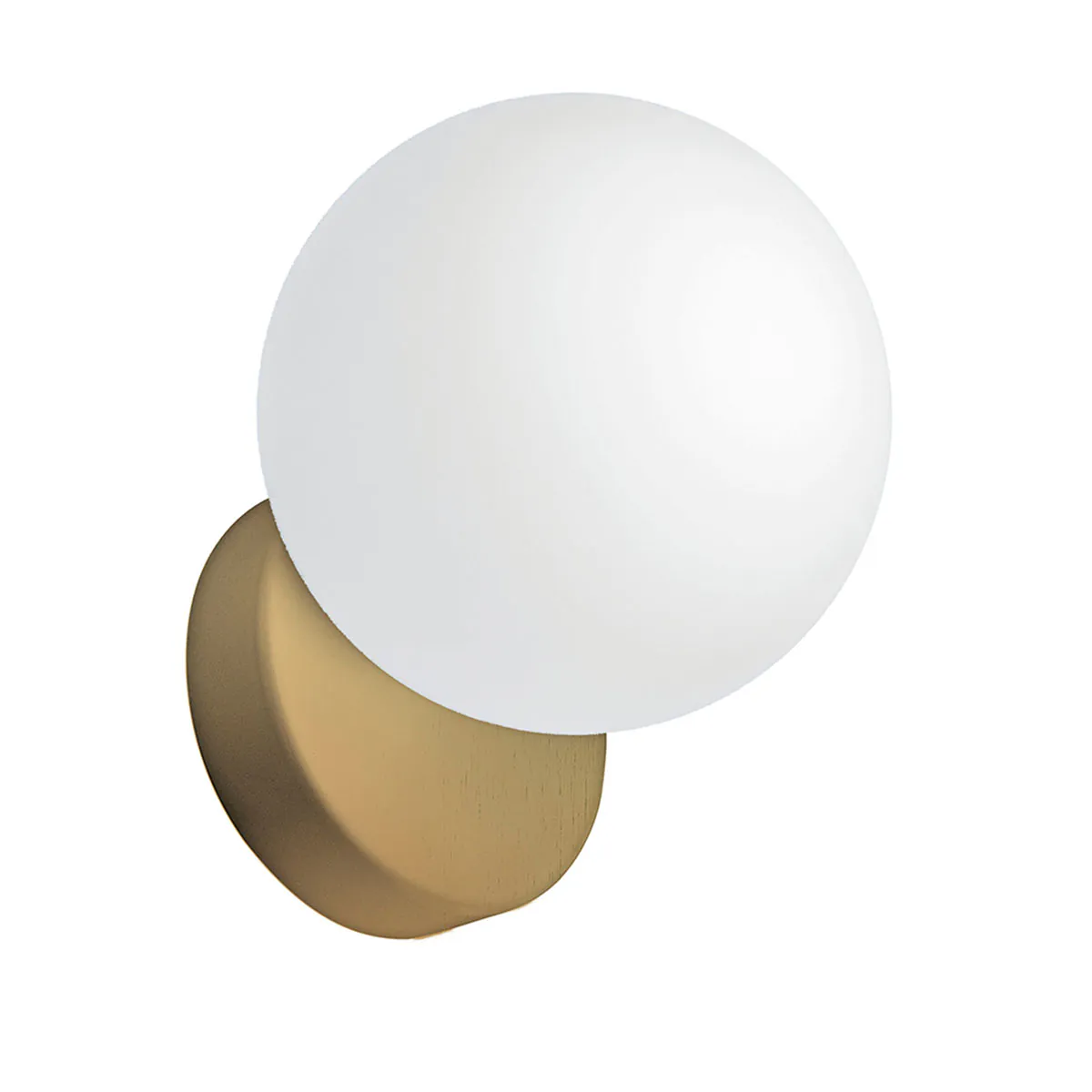 Tin-Tin AP Wandleuchte, H: 16 cm, T: 16 cm,, Gold satiniert Tin-Tin AP Wandleuchte, H: 16 cm, T: 16 cm,, Gold satiniert