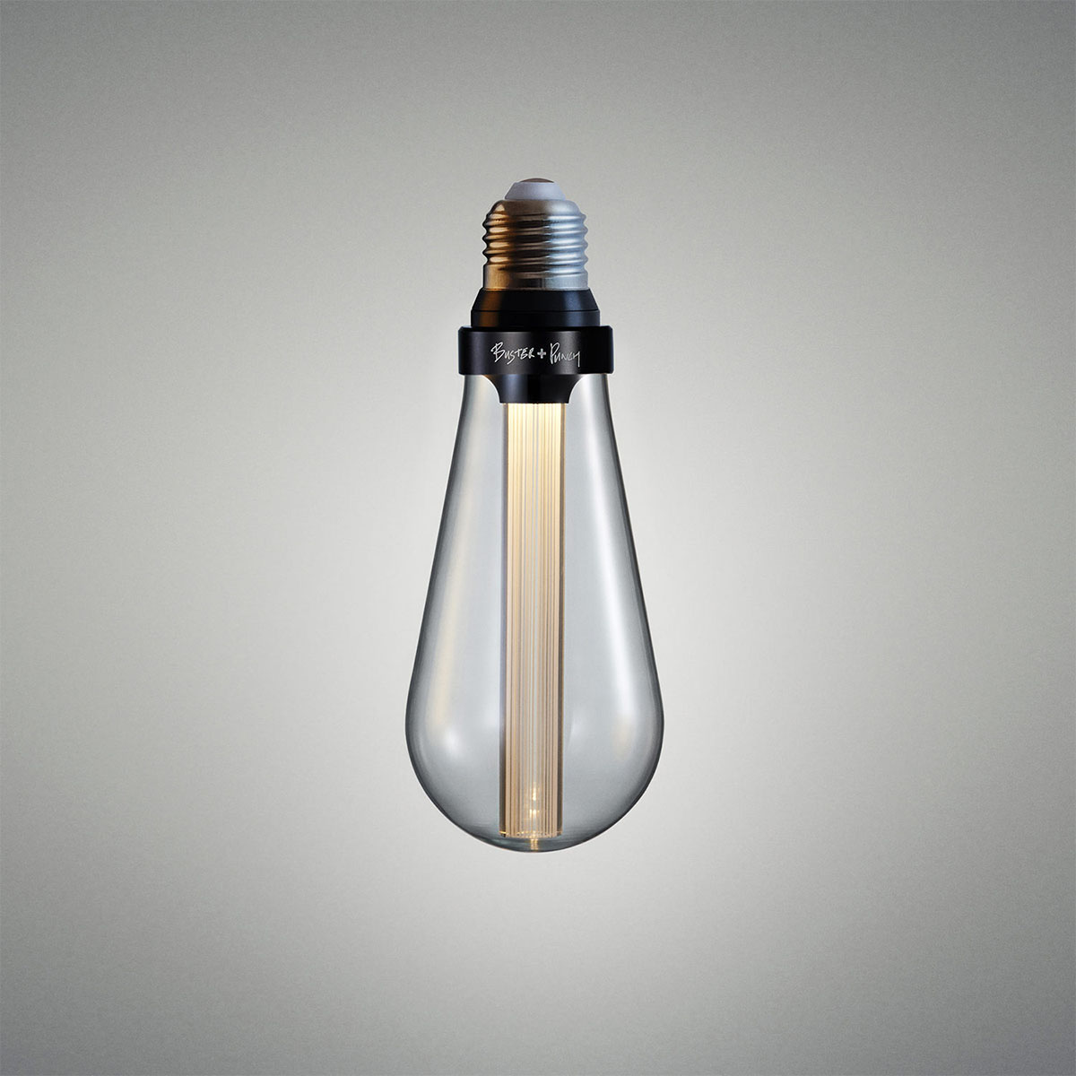 Buster + Punch Buster Bulb E27 Designer-LED-Leuchtmittel, Nicht dimmbar, Kristall