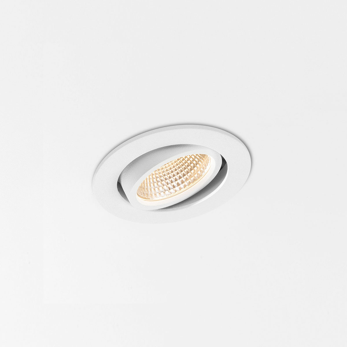 K 77 Recessed Adjustable Einbaustrahler, weiß, 2700K, Flood