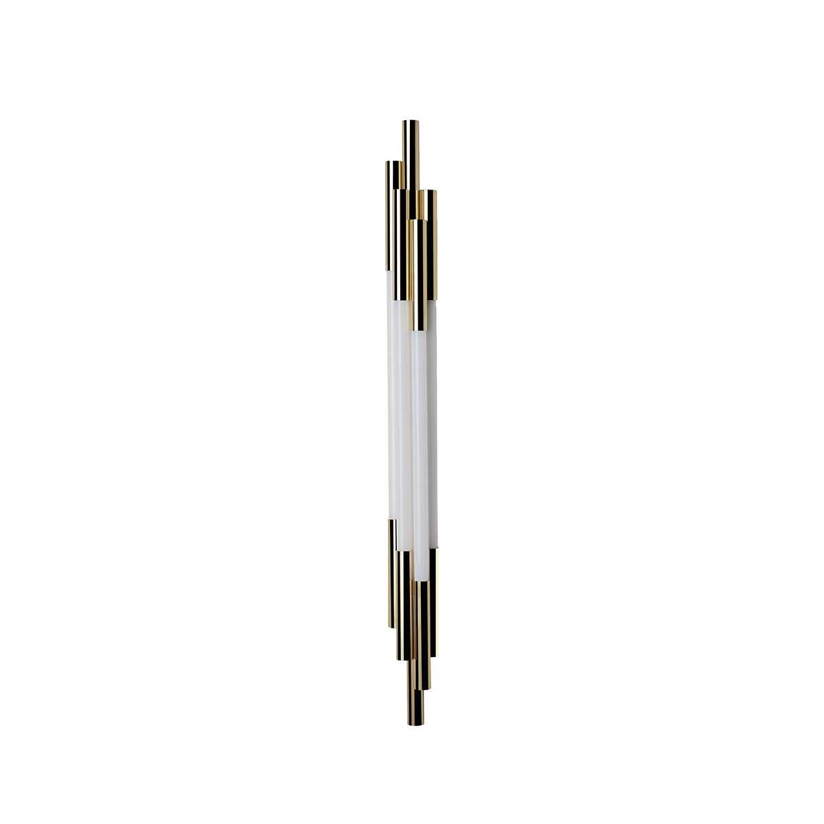 DCW Editions Org Wall Wandleuchte H: 105 cm Gold Modern – Design-Wandleuchte für Bad