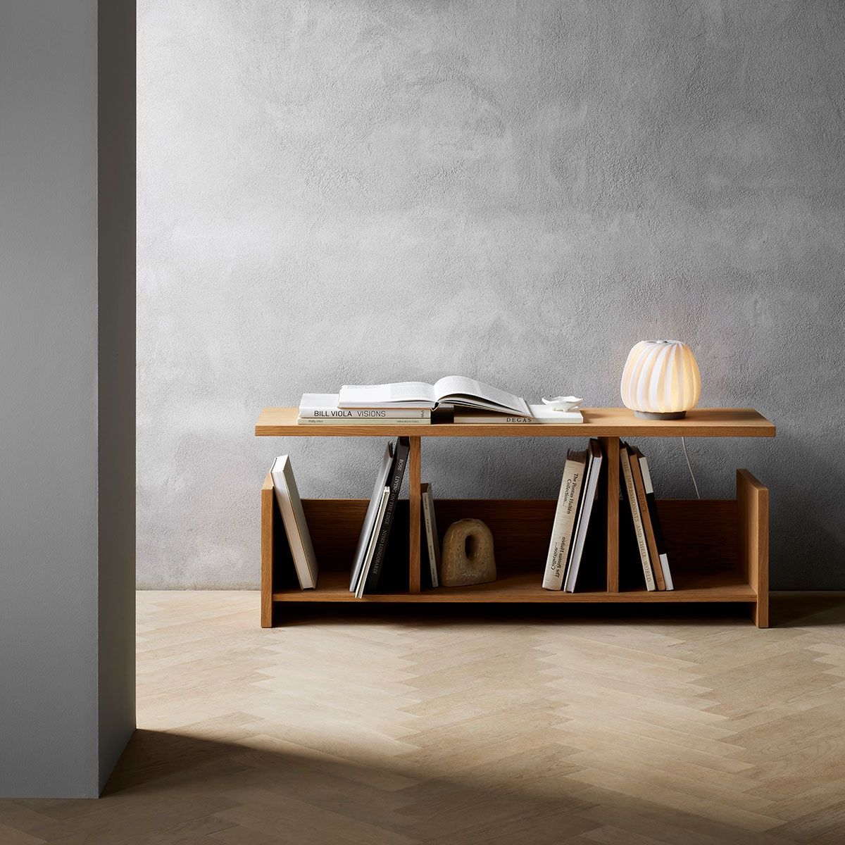 ST906 Mini Tischleuchte, Ø: 18 cm, H: 19 cm, Beschichtetes Papier