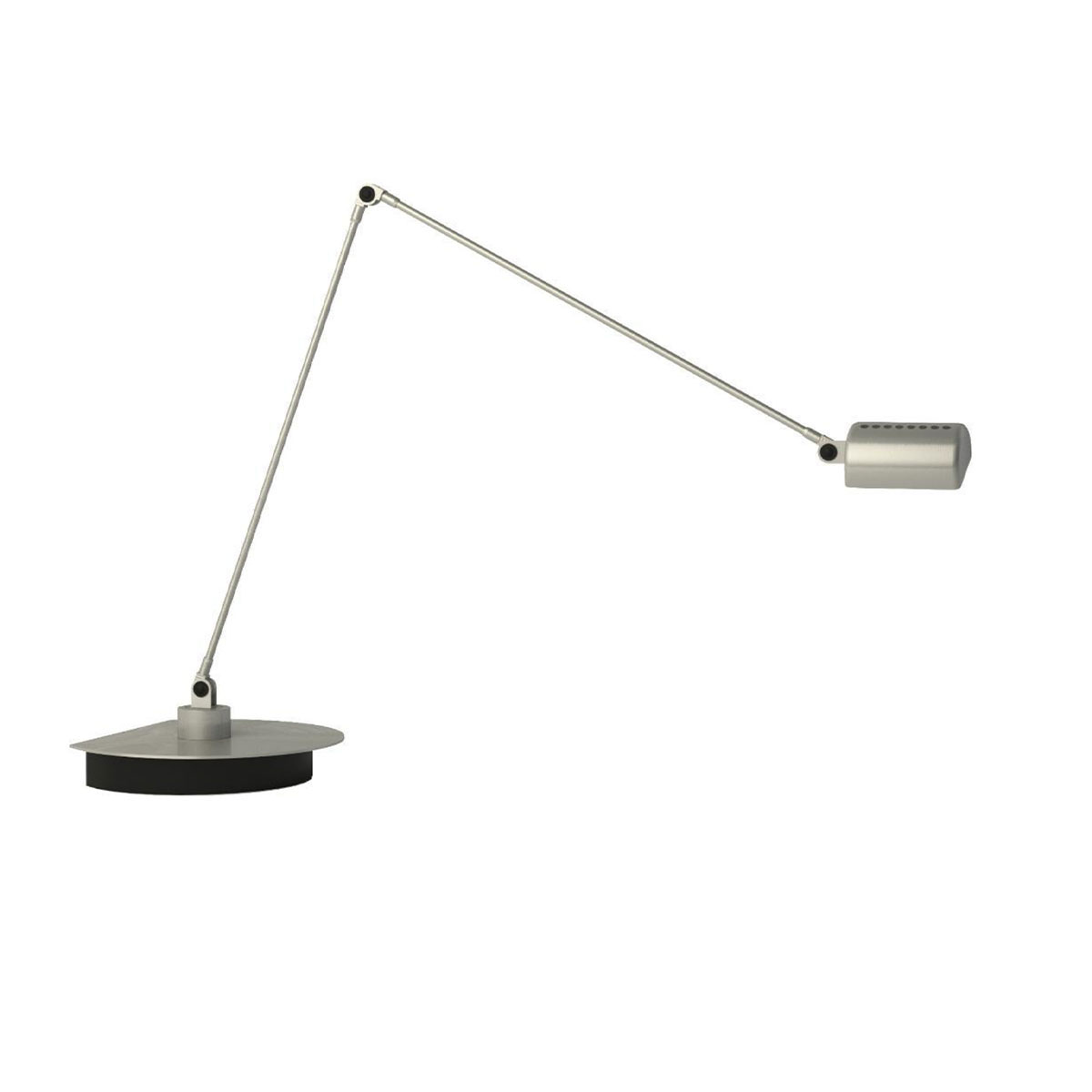 Daphine Cloe LED Tischleuchte, H: 50 cm, Nickel gebürstet, Warmweiß 3000K