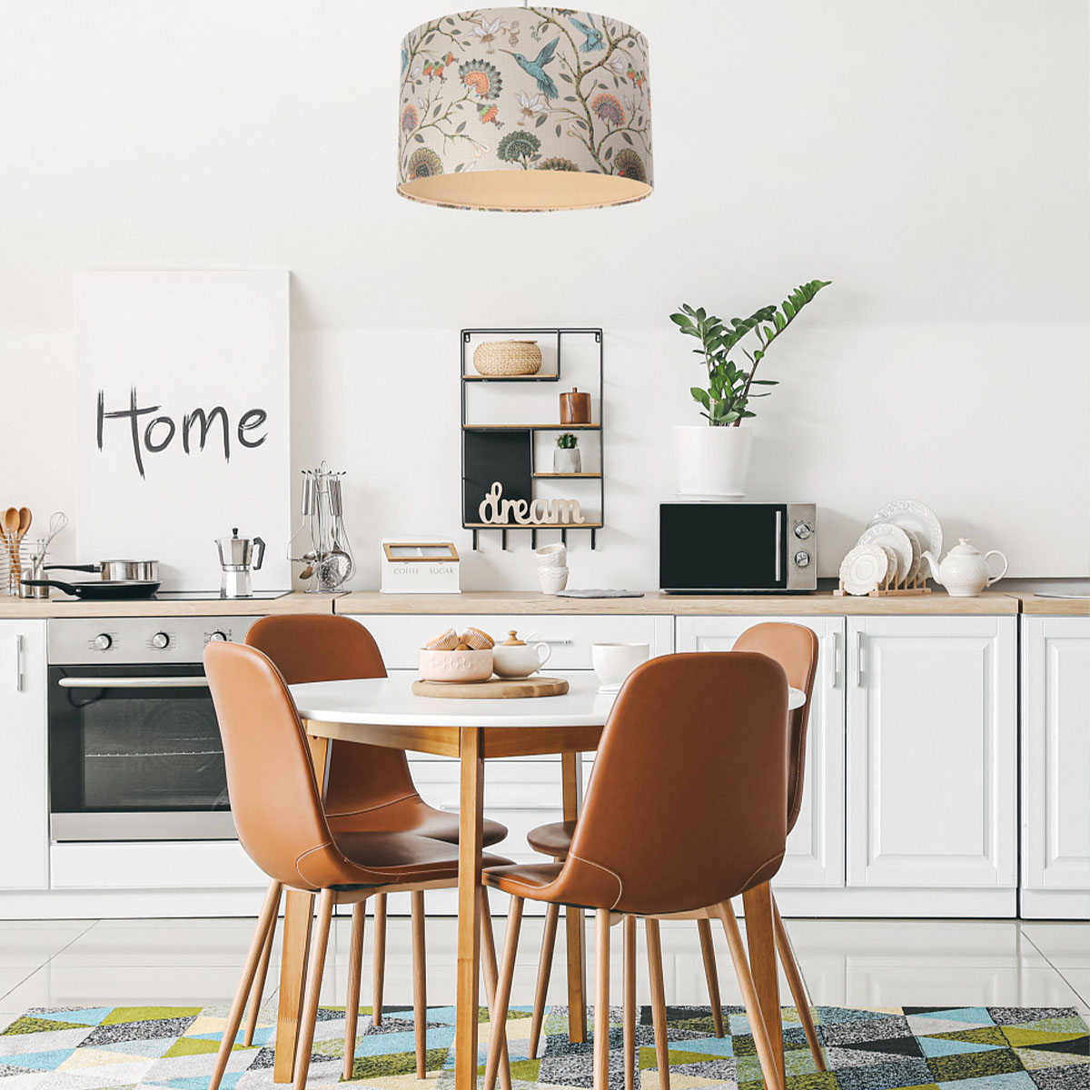 Pendelleuchte Portland Koliber, Beige,  Ø: 60 cm