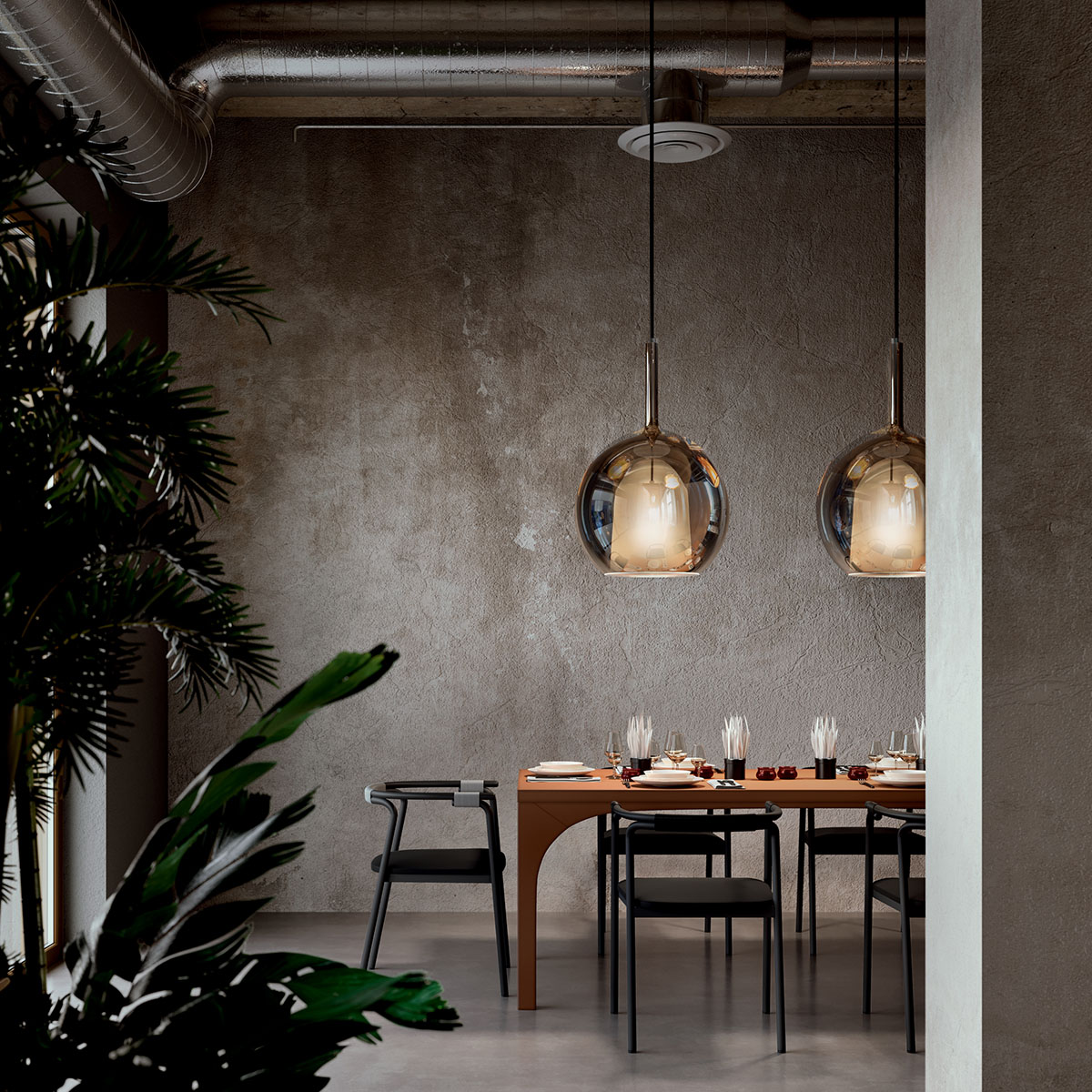 Glo 0811-24 Maxi Pendelleuchte Ø: 55 cm, Transparent Glas