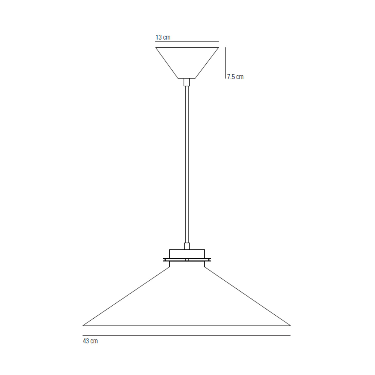 Codie Pendelleuchte, Fixiert