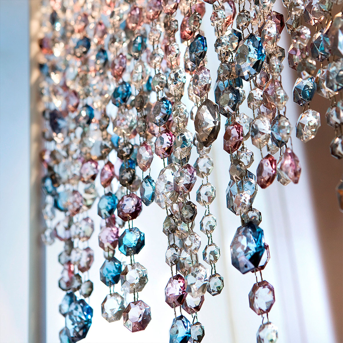 Masiero Olà PL8 OV 210 Deckenleuchte Deckenleuchten - stilvolles Lichtobjekt aus Glas und Metall, Farbe Weiß, für Esszimmer