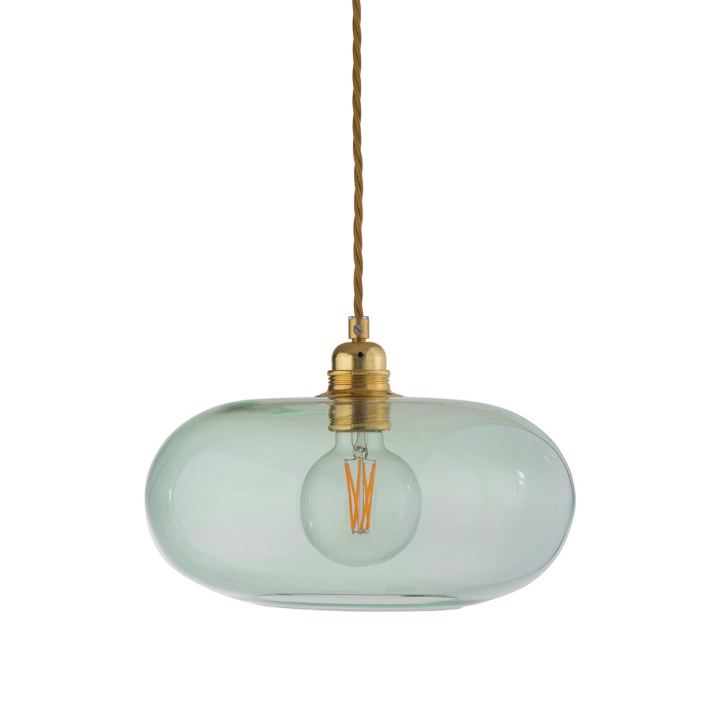 Horizon Pendelleuchte M Ø 29 cm, Forest Green, Gold