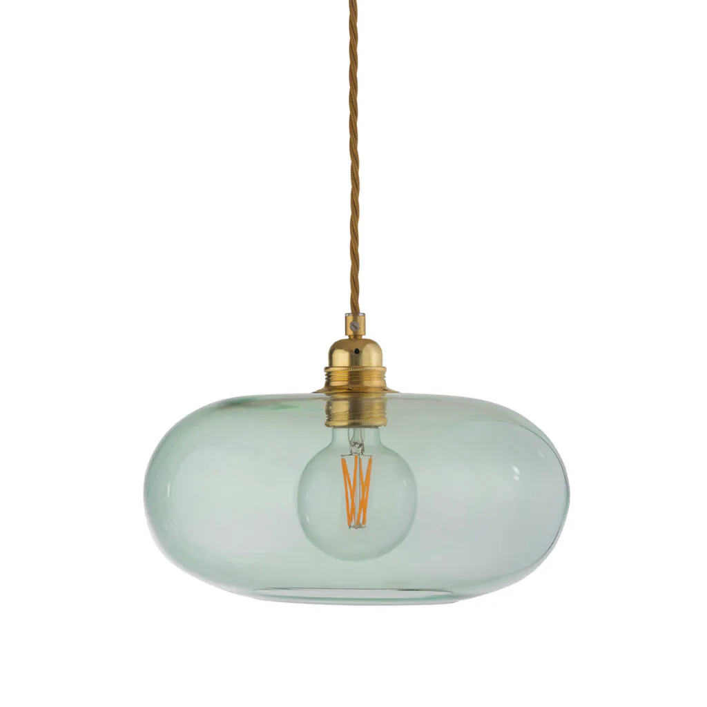 Horizon Pendelleuchte M Ø 29 cm, Forest Green, Gold