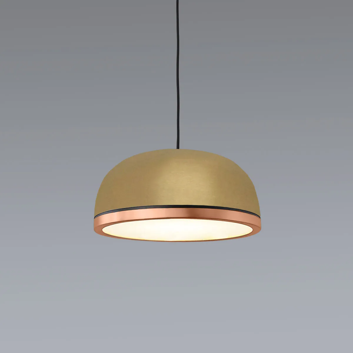 Molly 556.23 Pendelleuchte Ø: 38 cm, Messing, Kupfer