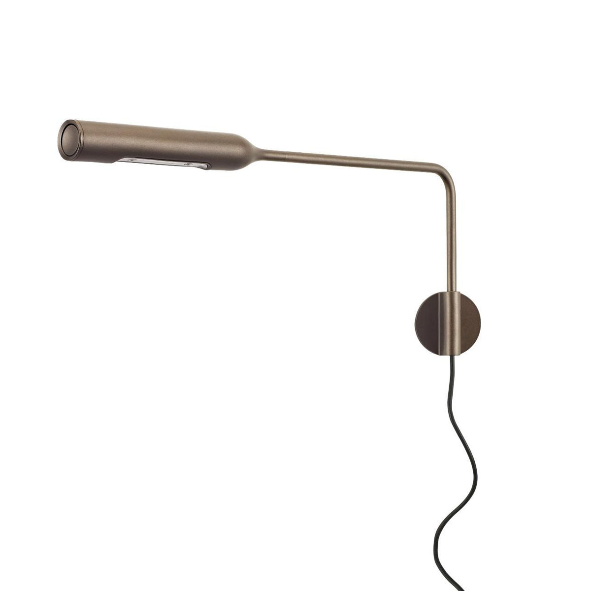 Flo Wall Wandleuchte, Bronze metallic, Warmweiß 3000K, mit Kabel und Stecker Flo Wall Wandleuchte, Bronze metallic, Extra-Warmweiß 2700K, mit Kabel und Stecker