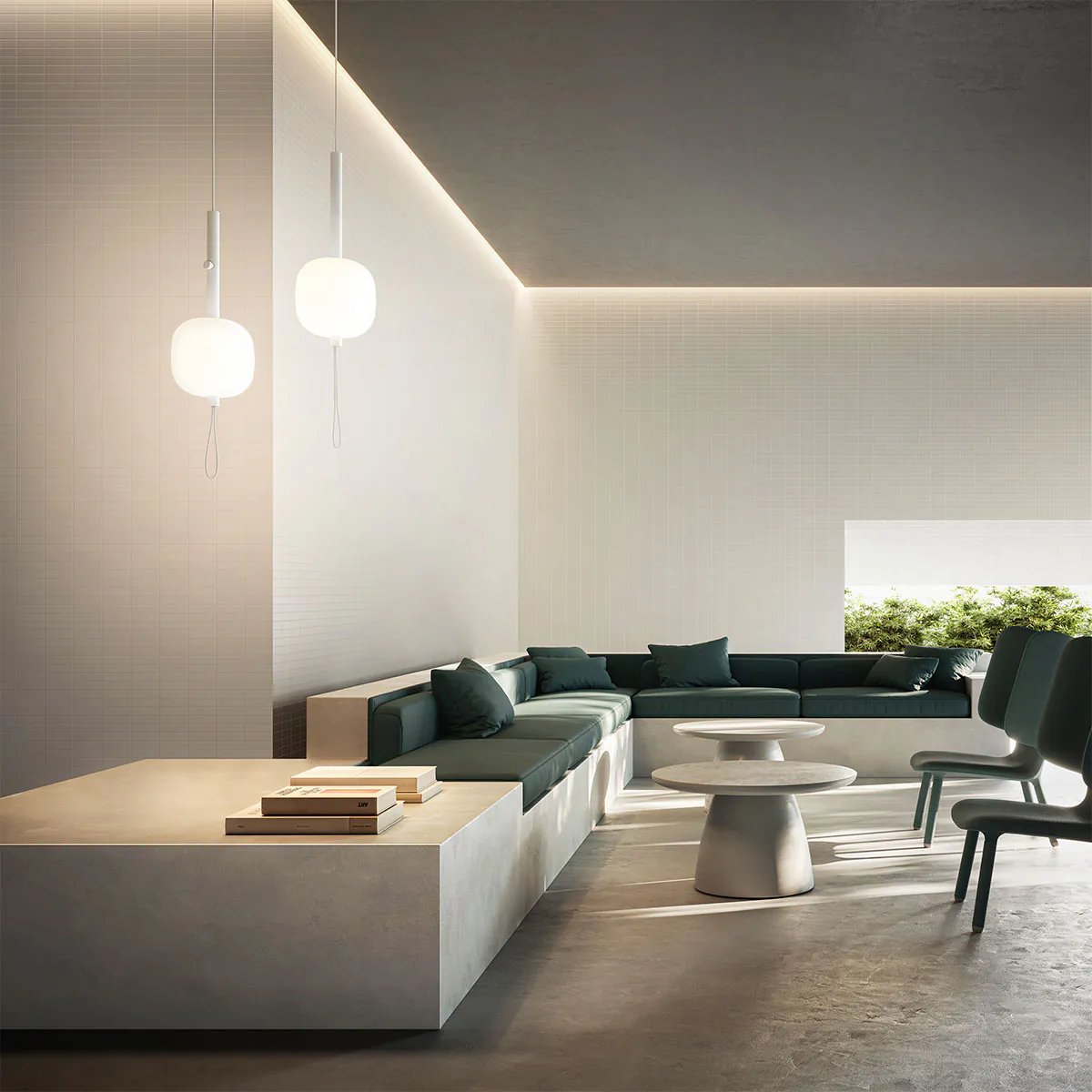 Motus Pendelleuchte, Ø: 24 cm, Rot