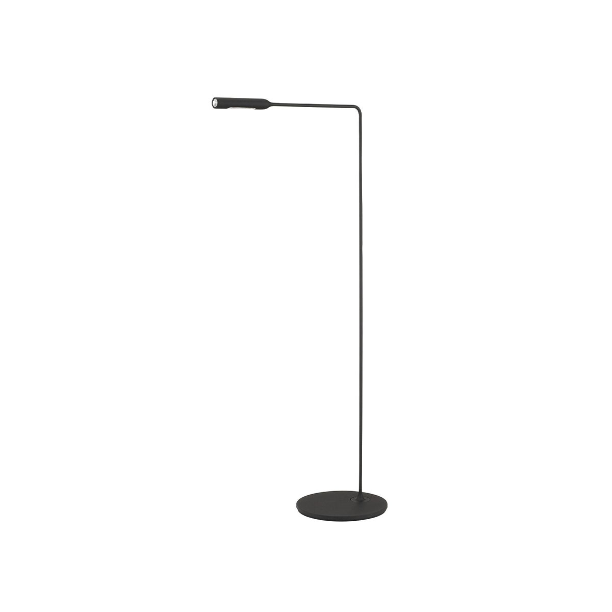 Flo Lounge Stehleuchte, H: 100 cm, Schwarz soft, Warmweiß 3000K Flo Lounge Stehleuchte, H: 100 cm, Schwarz soft, Extra-Warmweiß 2700K