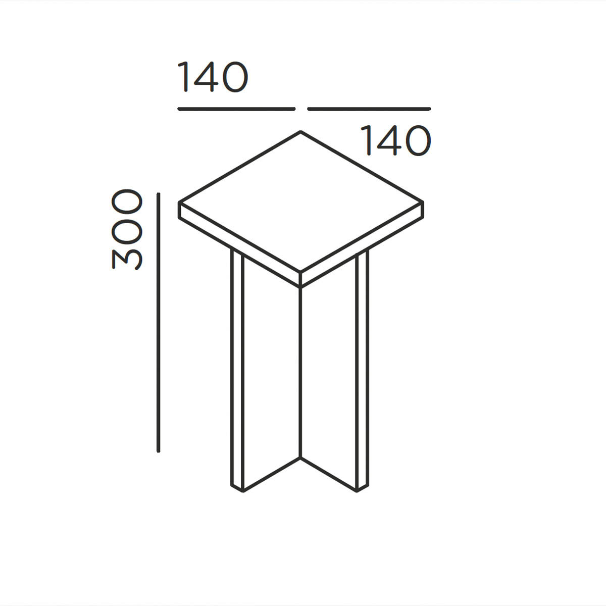 mir X Pollerleuchte, Anthrazit, H: 30 cm mir X Pollerleuchte, Cool Brown, H: 30 cm