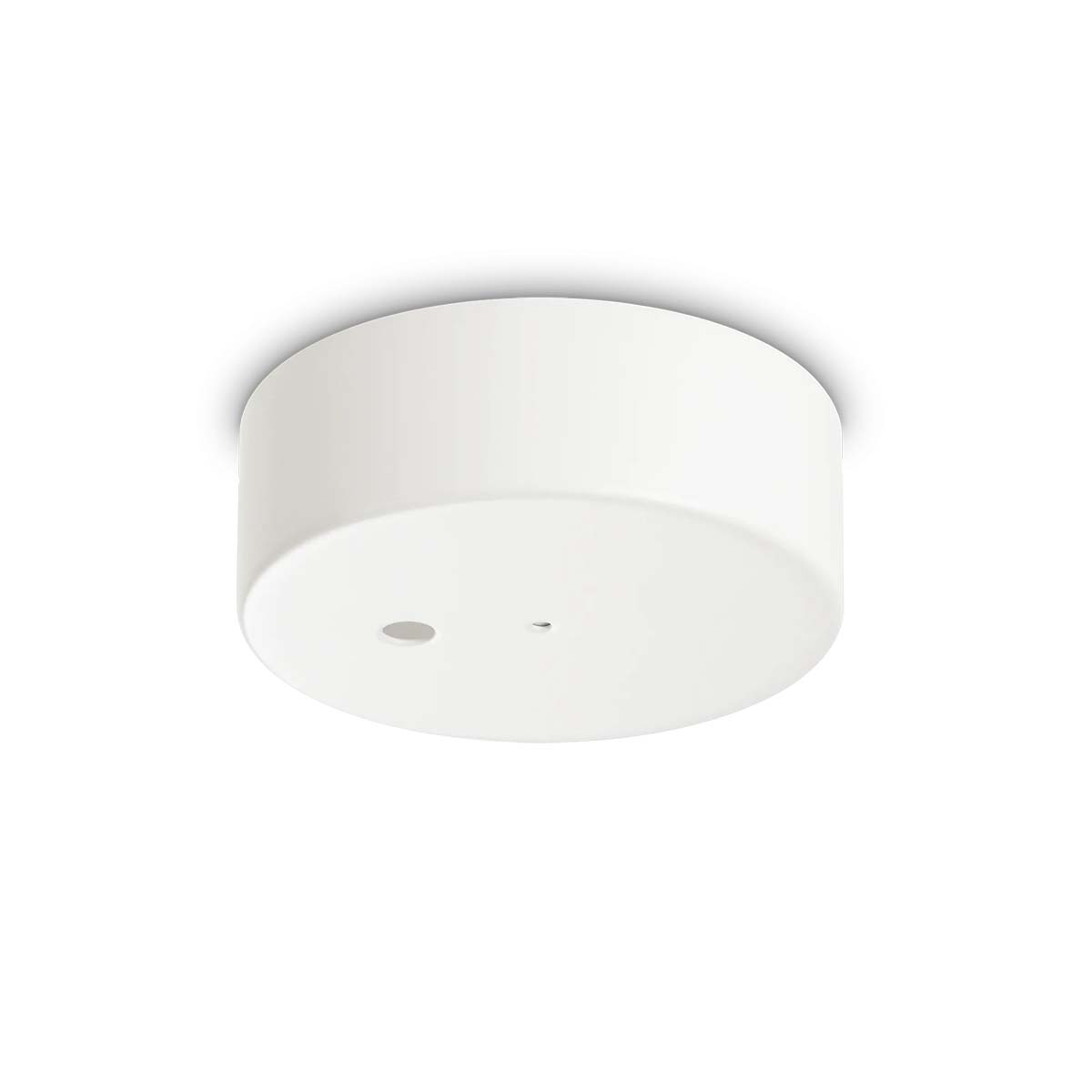 Lampen Baldachin magnetisch 1-fach 1e1m, Ø: 9 cm, H: 3,3 cm, Weiß