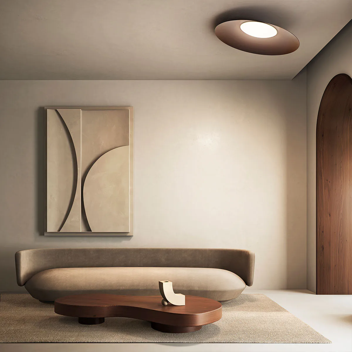 Kate Deckenleuchte, Ø: 90 cm, Warmweiß 3000K