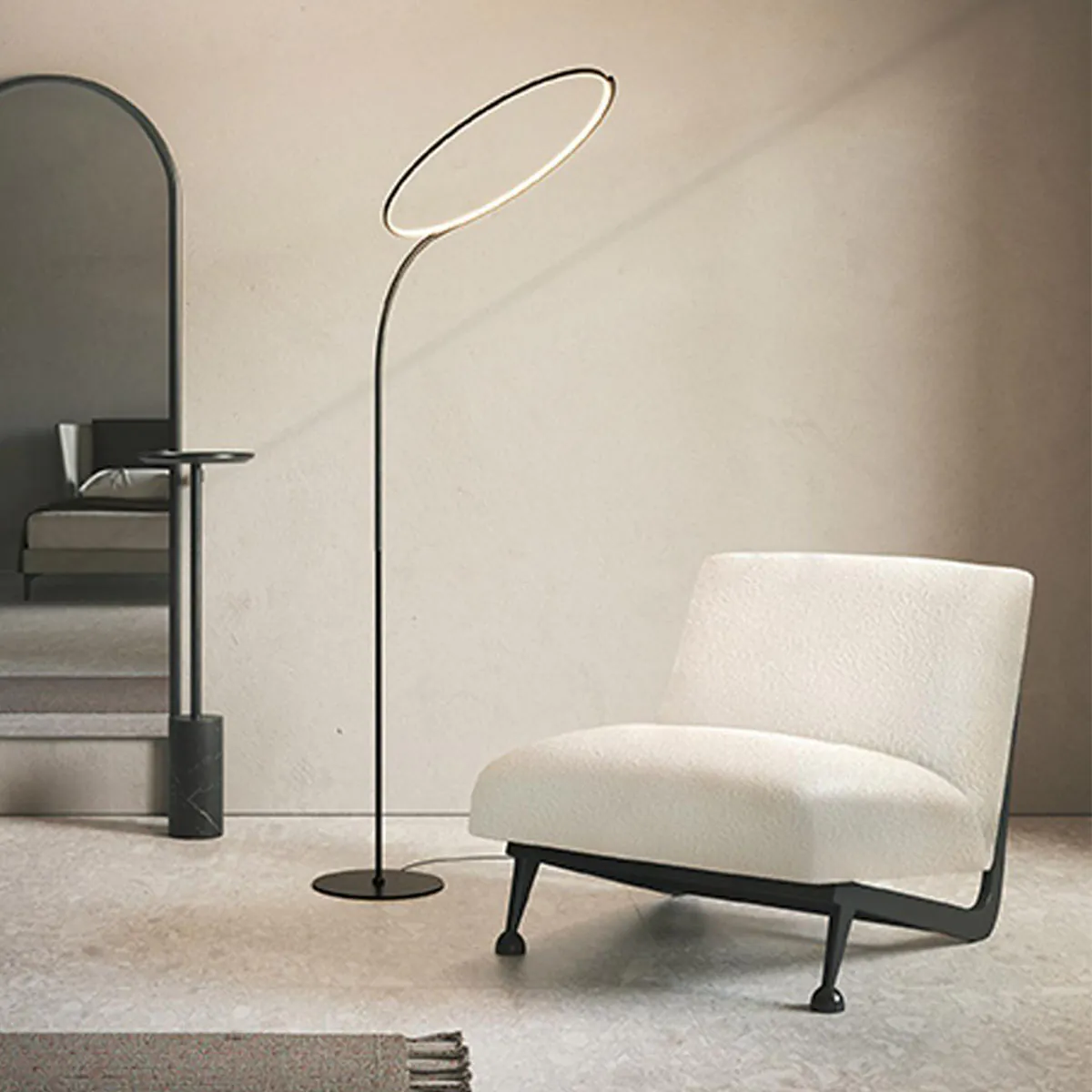 Poise Stehleuchte, H: 196 cm