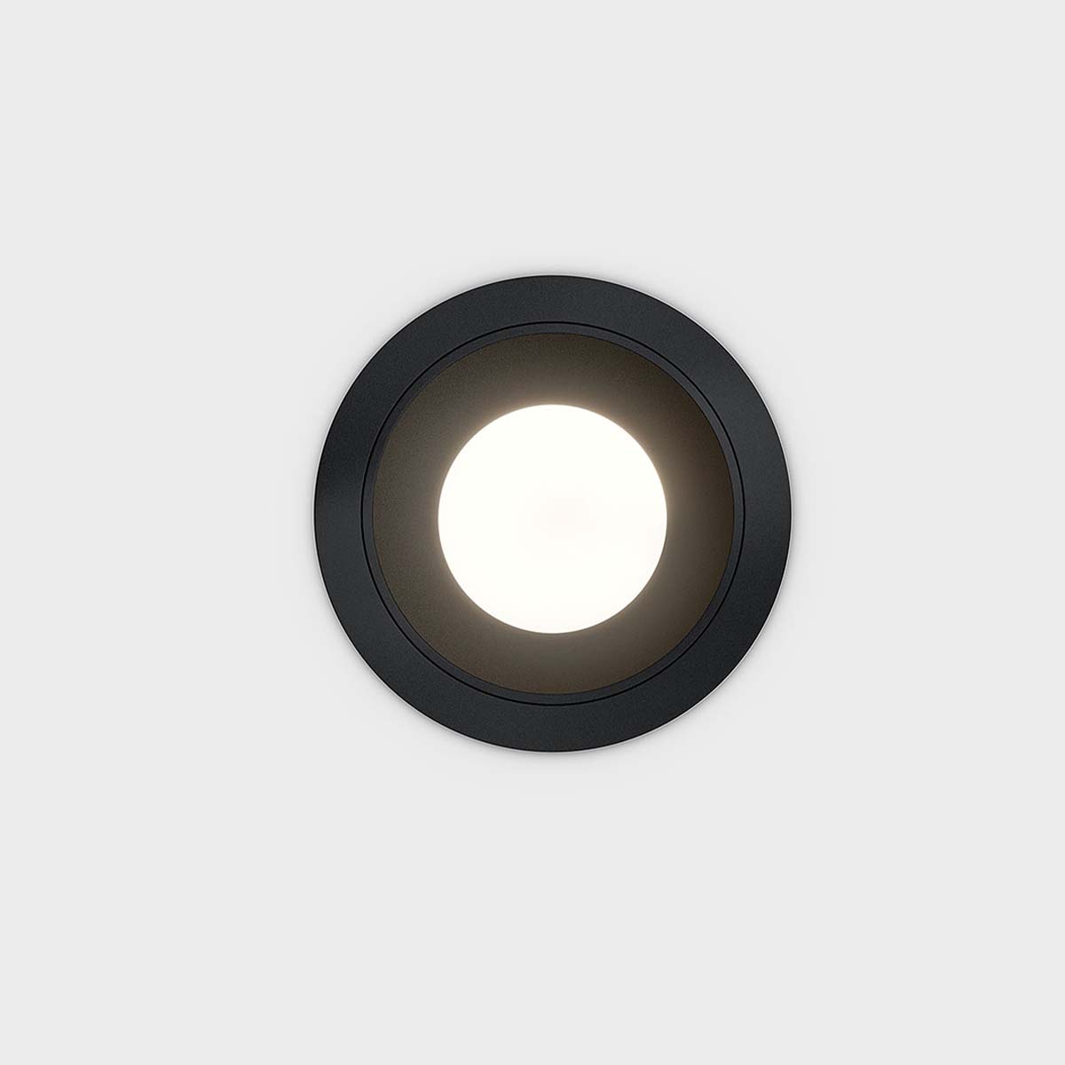 IP44.de suq.3 Einbaustrahler, Ø: 8 cm, H: 7,7 cm Schwarz