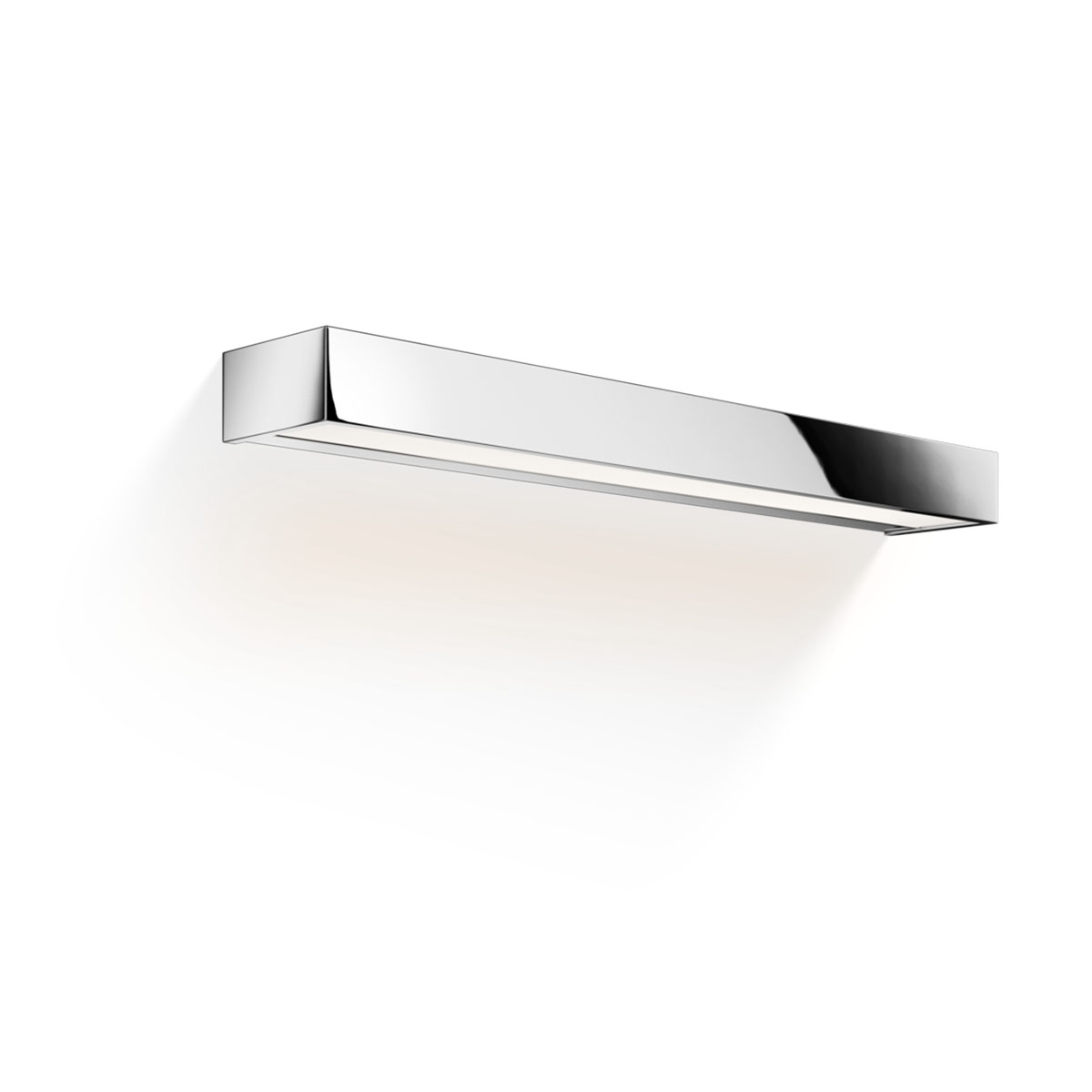 Box 60 N LED Wandleuchte Bad, Chrom, B: 60 cm, Warmweiß 3000K