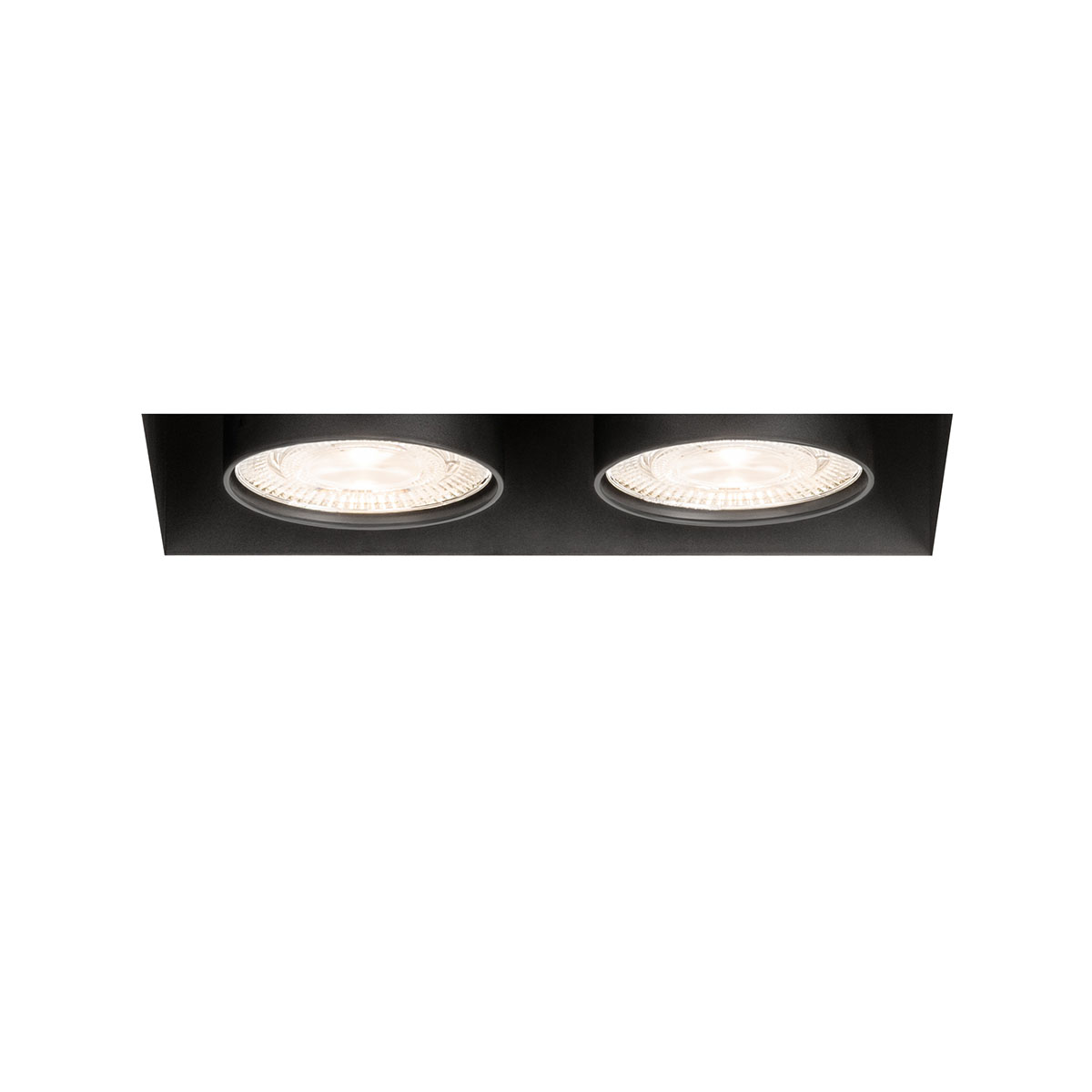 Wittenberg 4.0, wi4-eb-2e-db Einbaustrahler, Schwarz matt, Extra-Warmweiß 2700K, Spot 12° Wittenberg 4.0, wi4-eb-2e-db Einbaustrahler, Schwarz matt, Warmweiß 3000K, Flood 38°