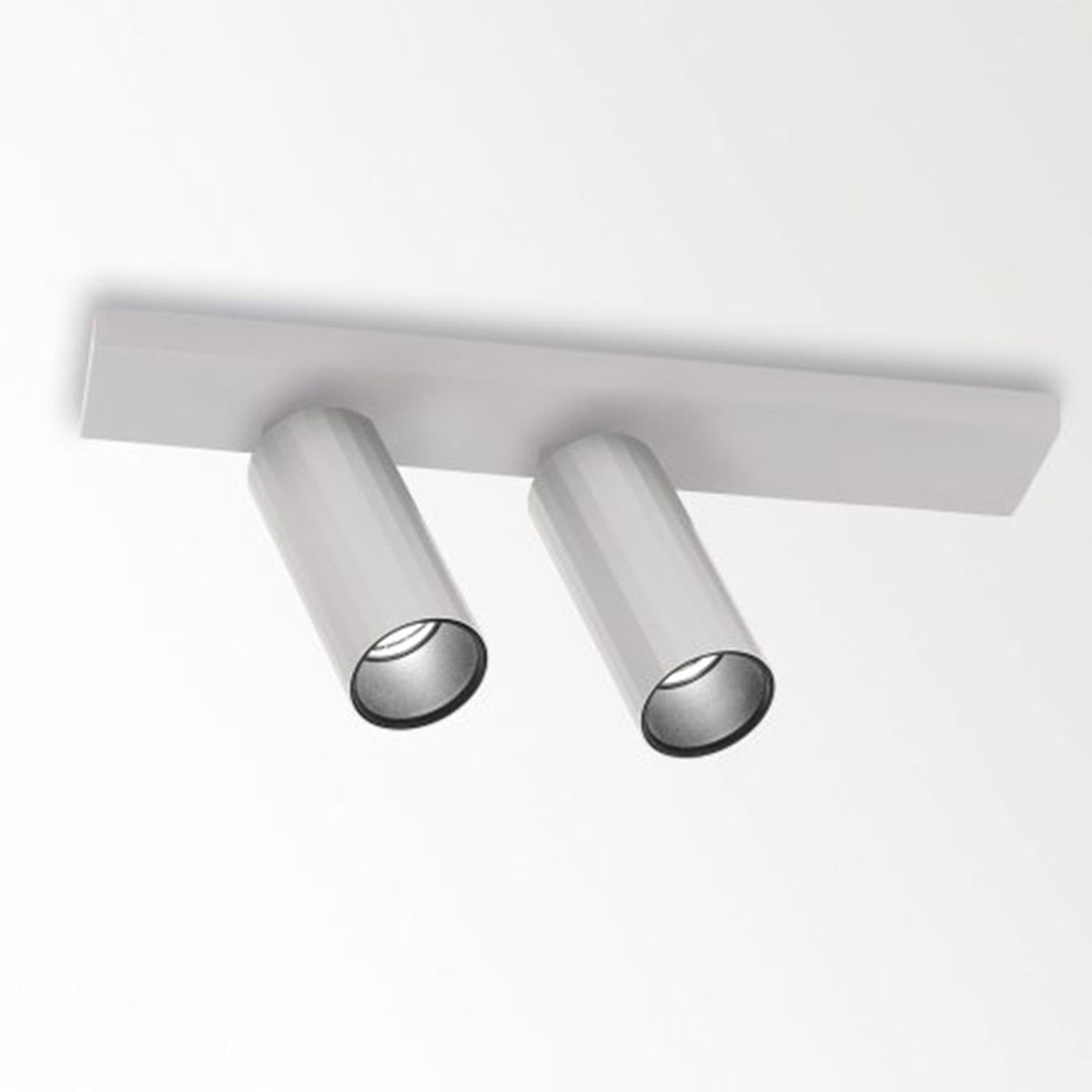 HEDRA ON 2 93033 DIM1 Aufbaustrahler, L: 34,4 cm, B: 7 cm, Weiß, Warmweiß 3000K