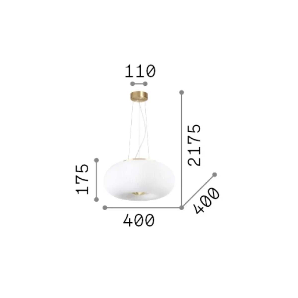 Arizona SP3 Pendelleuchte, Ø: 40 cm