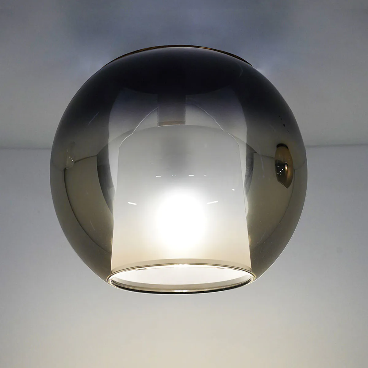 Glo Deckenleuchte, Bronze Glas, Ø: 38 cm