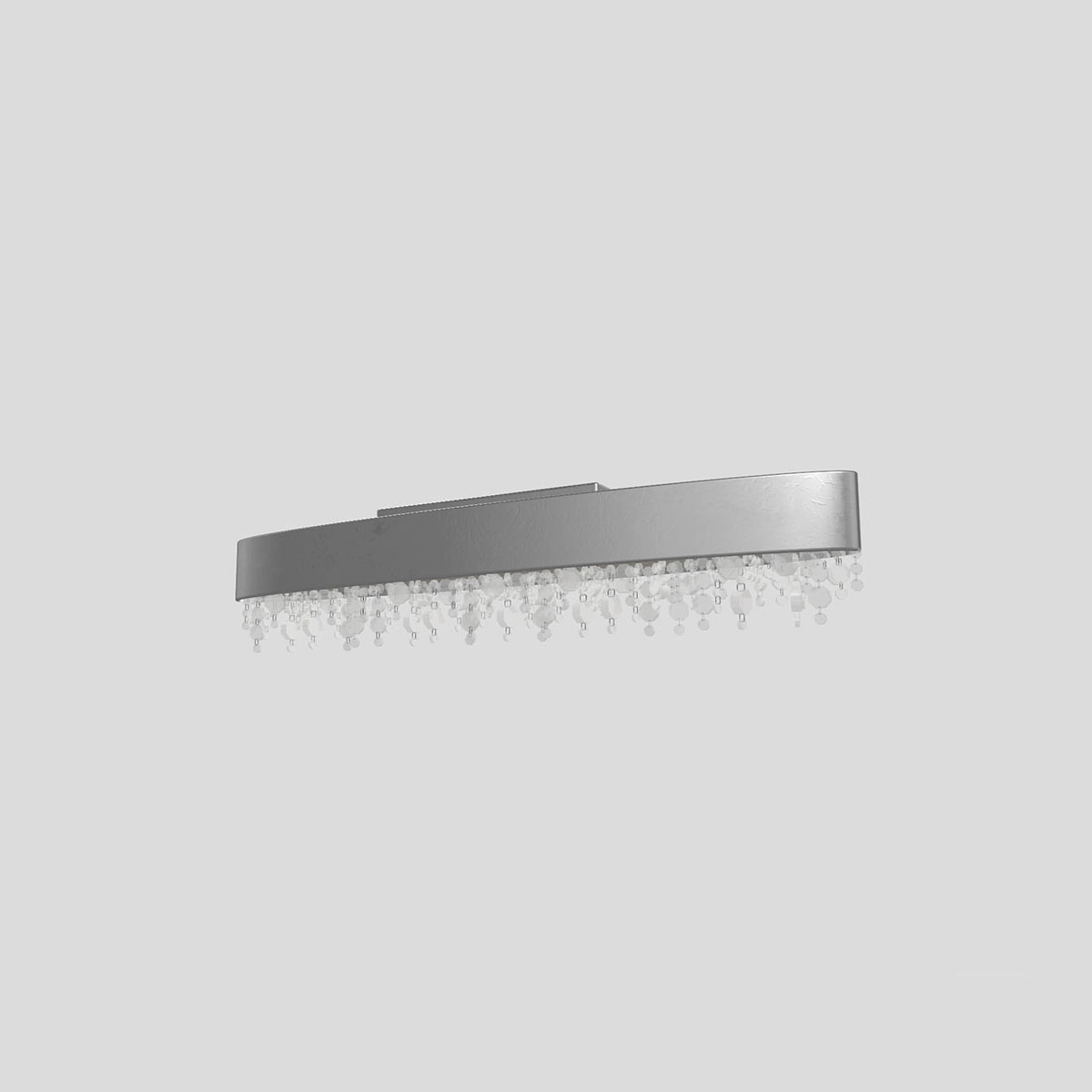 Masiero Olà PL4 OV 100 Deckenleuchte Deckenleuchten - elegantes Designerlicht aus Glas und Metall, Farbe Silber Masiero Olà PL4 OV 100 Deckenleuchte Deckenleuchten - elegantes Designerlicht aus Glas und Metall, Farbe Silber
