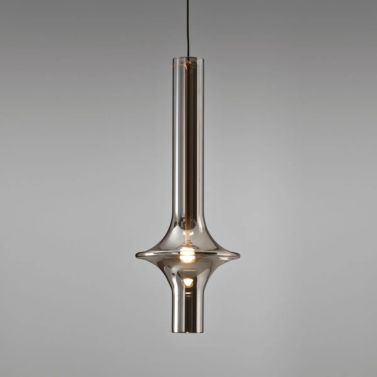 Wonder 1504-23 Pendelleuchte, Gold, Large, Rauchglas