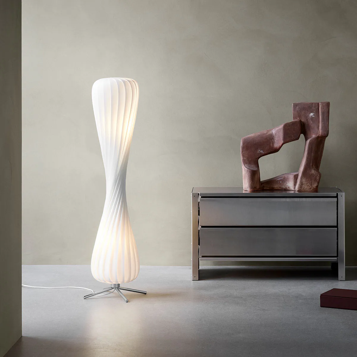 TR7 Stehleuchte, PC / Vliesstoff, Ø: 25 cm, H: 148 cm