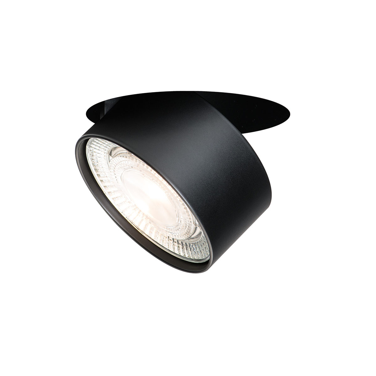 Wittenberg 4.0, wi4-eb-1r-ep Einbaustrahler, Schwarz matt, Extra-Warmweiß 2700K, Spot 12° Wittenberg 4.0, wi4-eb-1r-ep Einbaustrahler, Schwarz matt, Warmweiß 3000K, Flood 38°