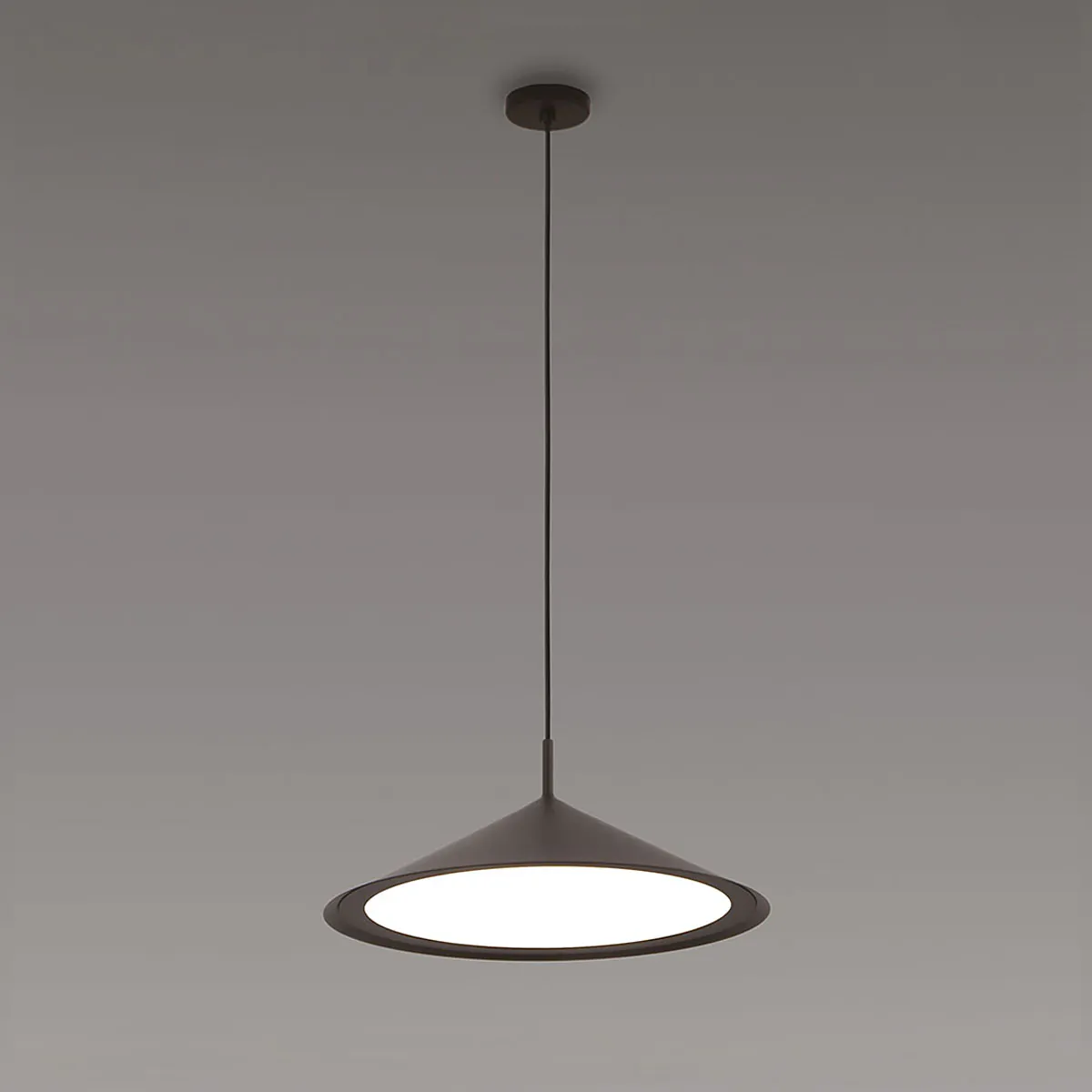 Gordon 561.24 Pendelleuchte Ø: 44 cm, Schwarz Matt