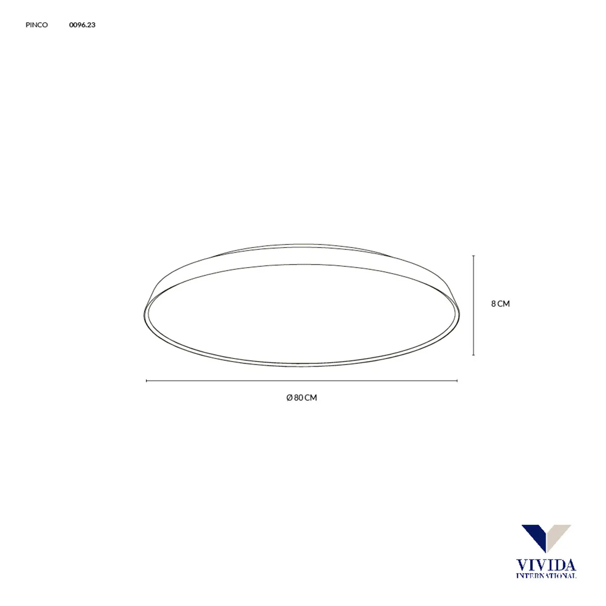 Pinco Deckenleuchte, Sand, Ø: 80 cm