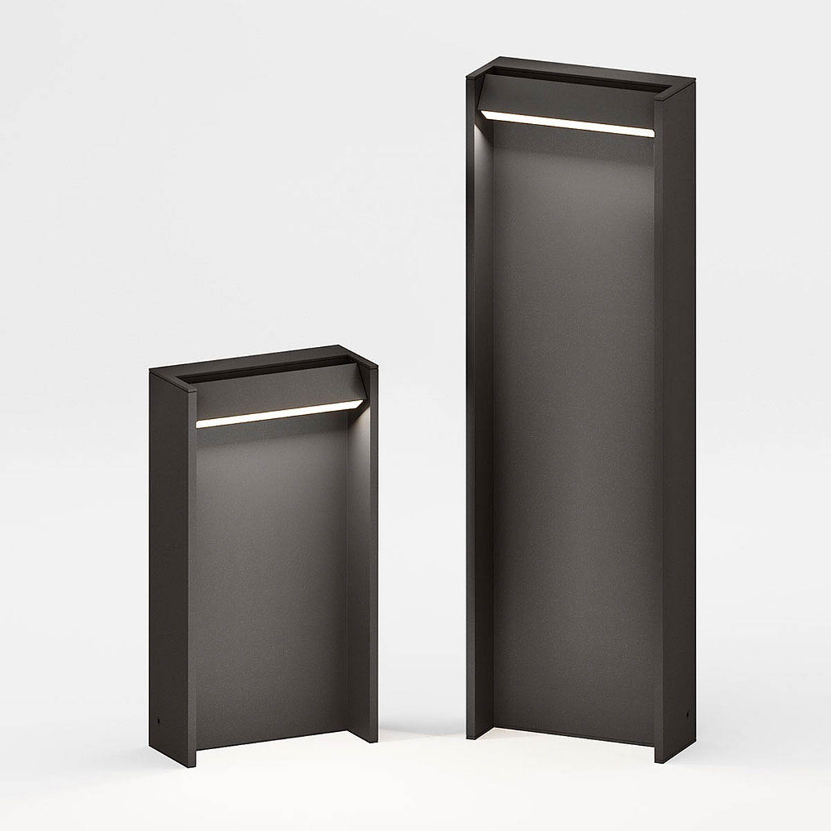 IP44.de slat Pollerleuchte Cool Brown H: 40 cm IP44.de slat Pollerleuchte Cool Brown H: 70 cm