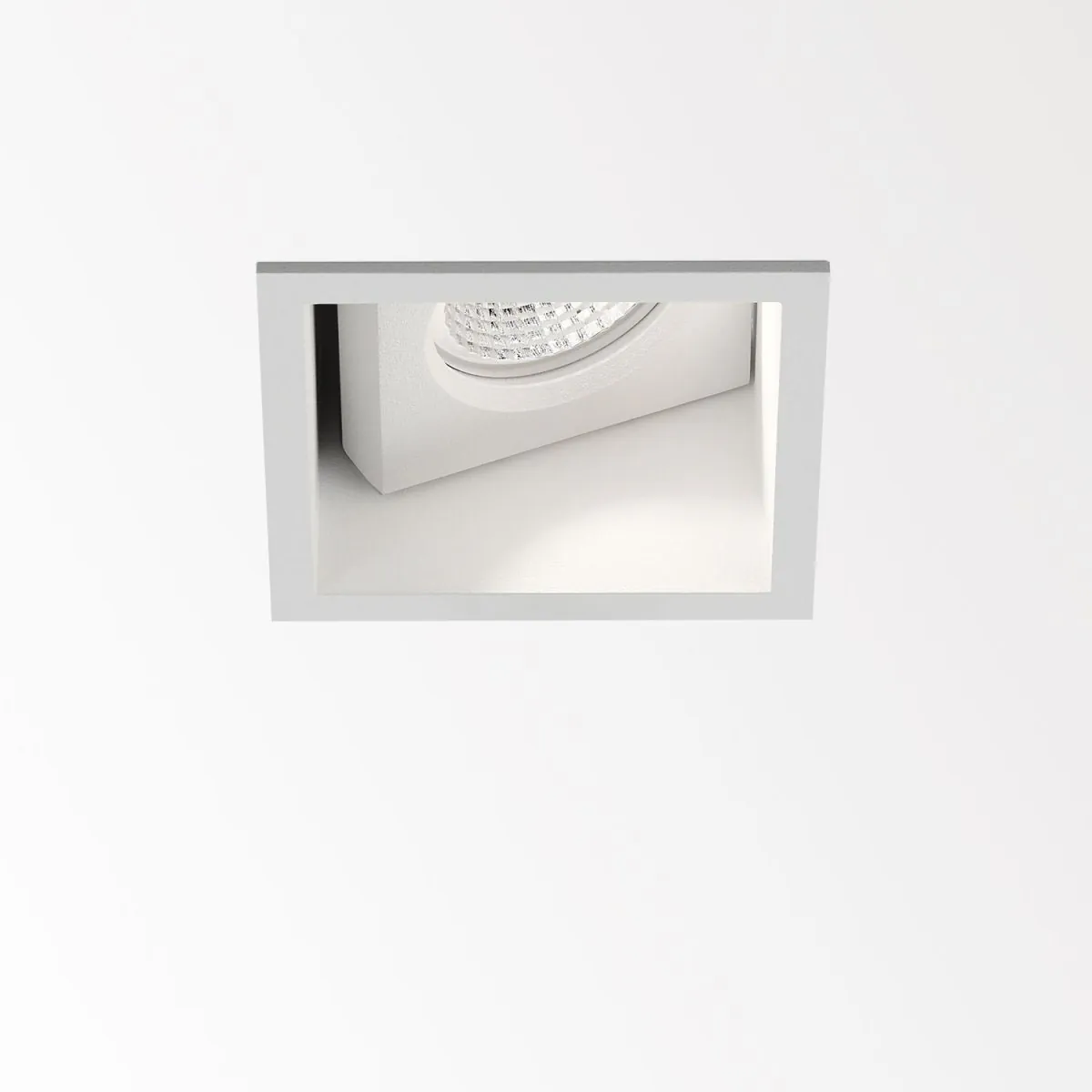 CARREE ST OK LED 93033 Einbaustrahler, B: 8,6 cm, L: 8,6 cm, Weiß, Warmweiß 3000K