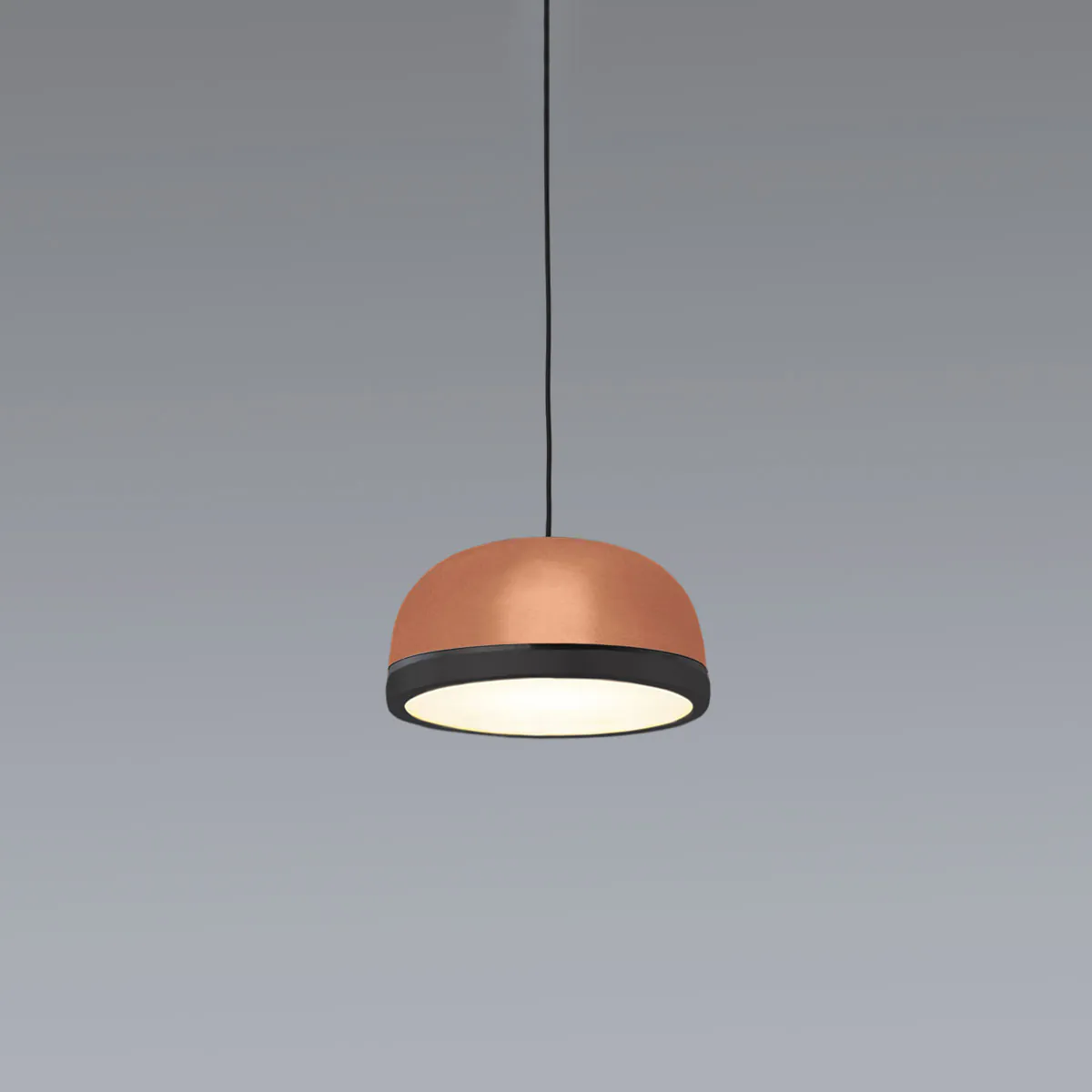 Molly 556.21 Pendelleuchte Ø: 15 cm, Kupfer, Schwarz