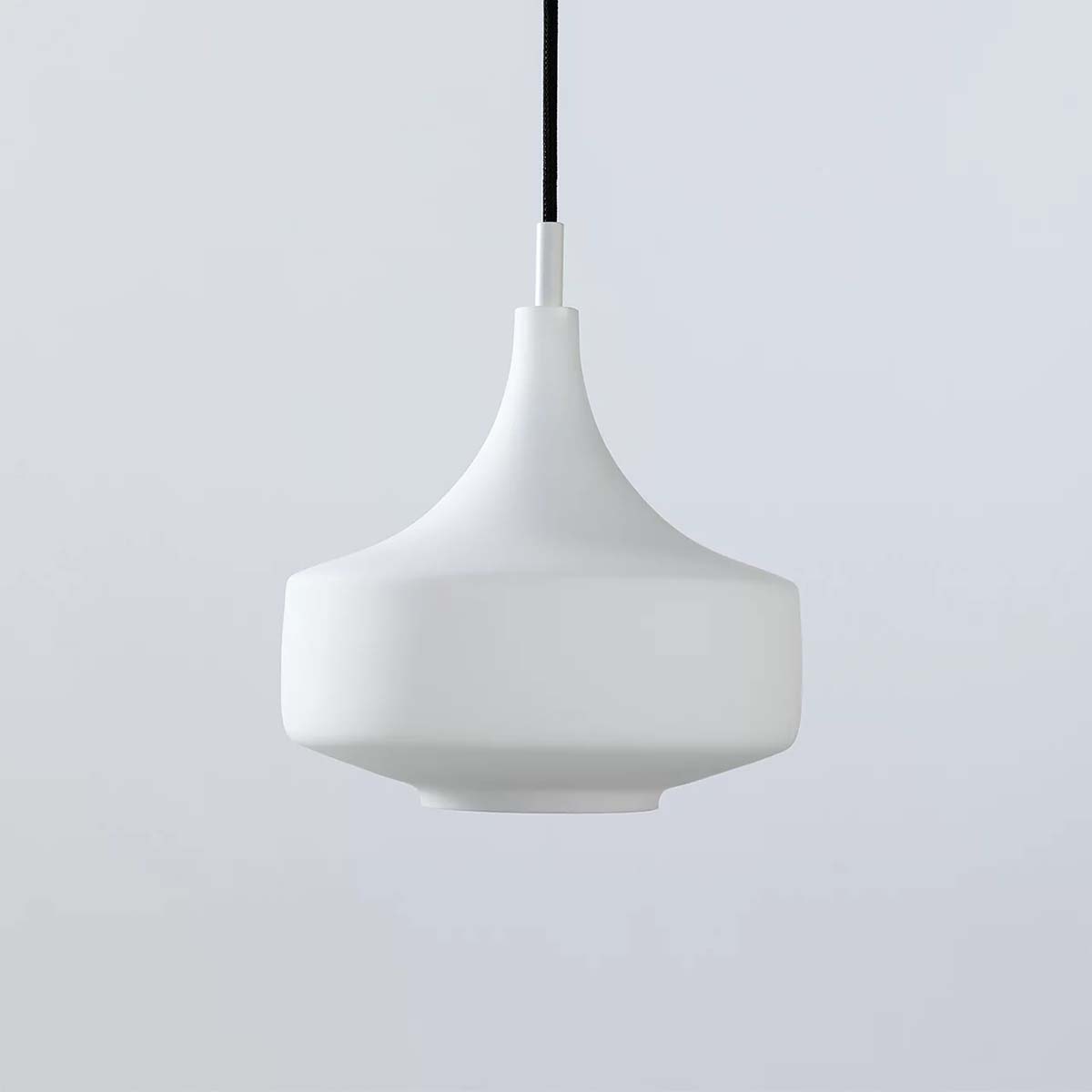 Mawa Design Gangkofner vesuvio Pendelleuchte, Ø: 26,6 cm, H: 25,2 cm Pendel weiß Opalglas