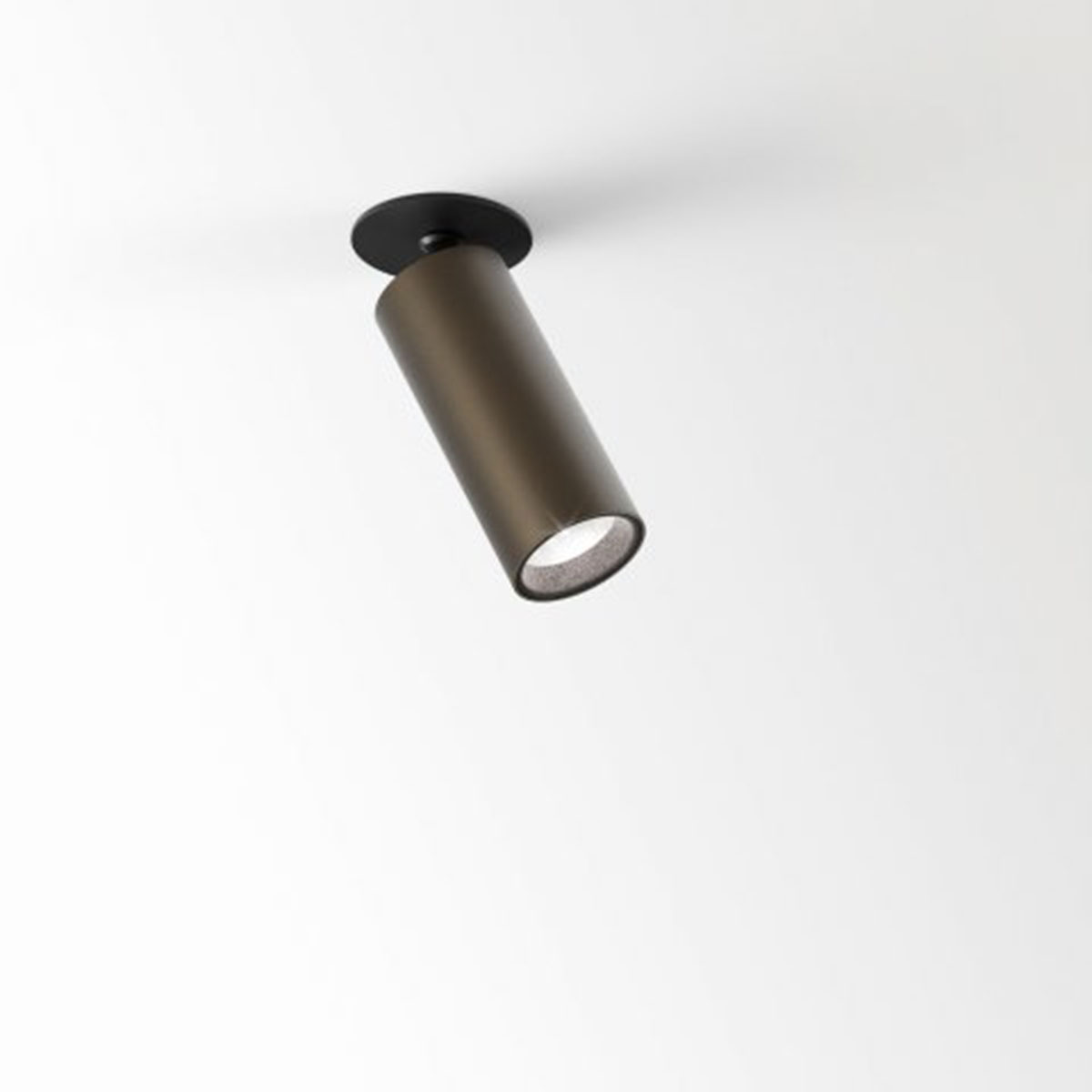 DeltaLight SPY 39 CLIP 92720 Einbaustrahler, Ø: 3,8 cm, L: 9,2 cm Bronze, Extra-Warmweiß 2700K, 20° Bronze 2700K Modern & neutral – hochwertige für Flur, Abstrahlwinkel 20°