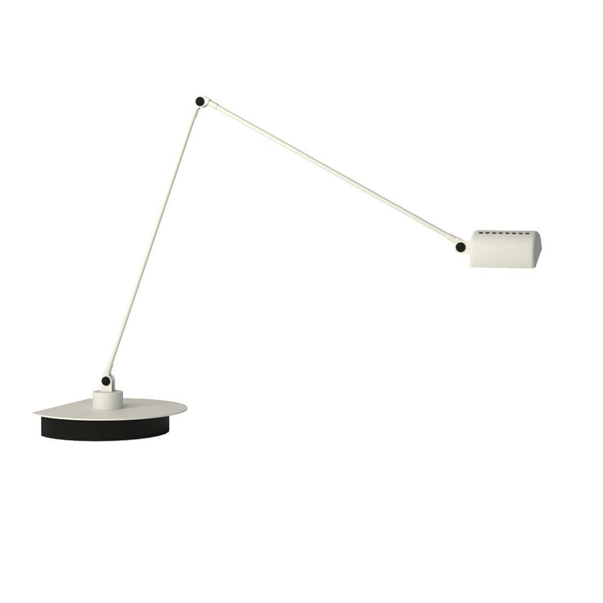 Daphine Cloe LED Tischleuchte, H: 50 cm, Weiß matt, Extra-Warmweiß 2700K
