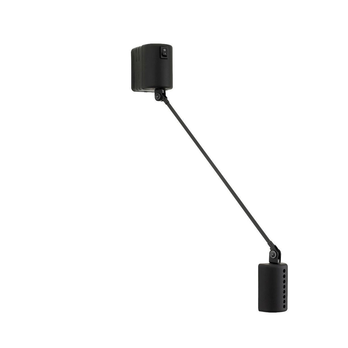 Daphine Parete 35 LED Wandleuchte, T: 35 cm, Schwarz soft, Extra-Warmweiß 2700K