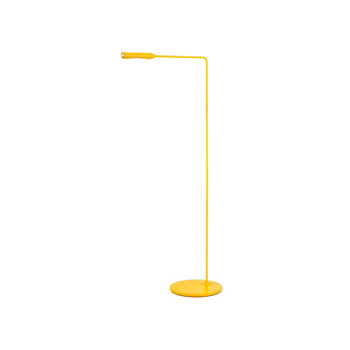Flo Lounge Stehleuchte, H: 100 cm, Gelb matt, Warmweiß 3000K