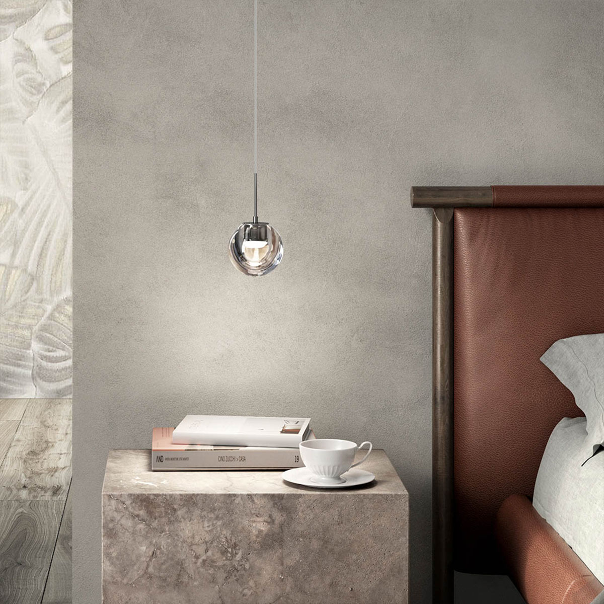 Dew Pendelleuchte, Ø: 49,5 cm, Messing, 19-flammig