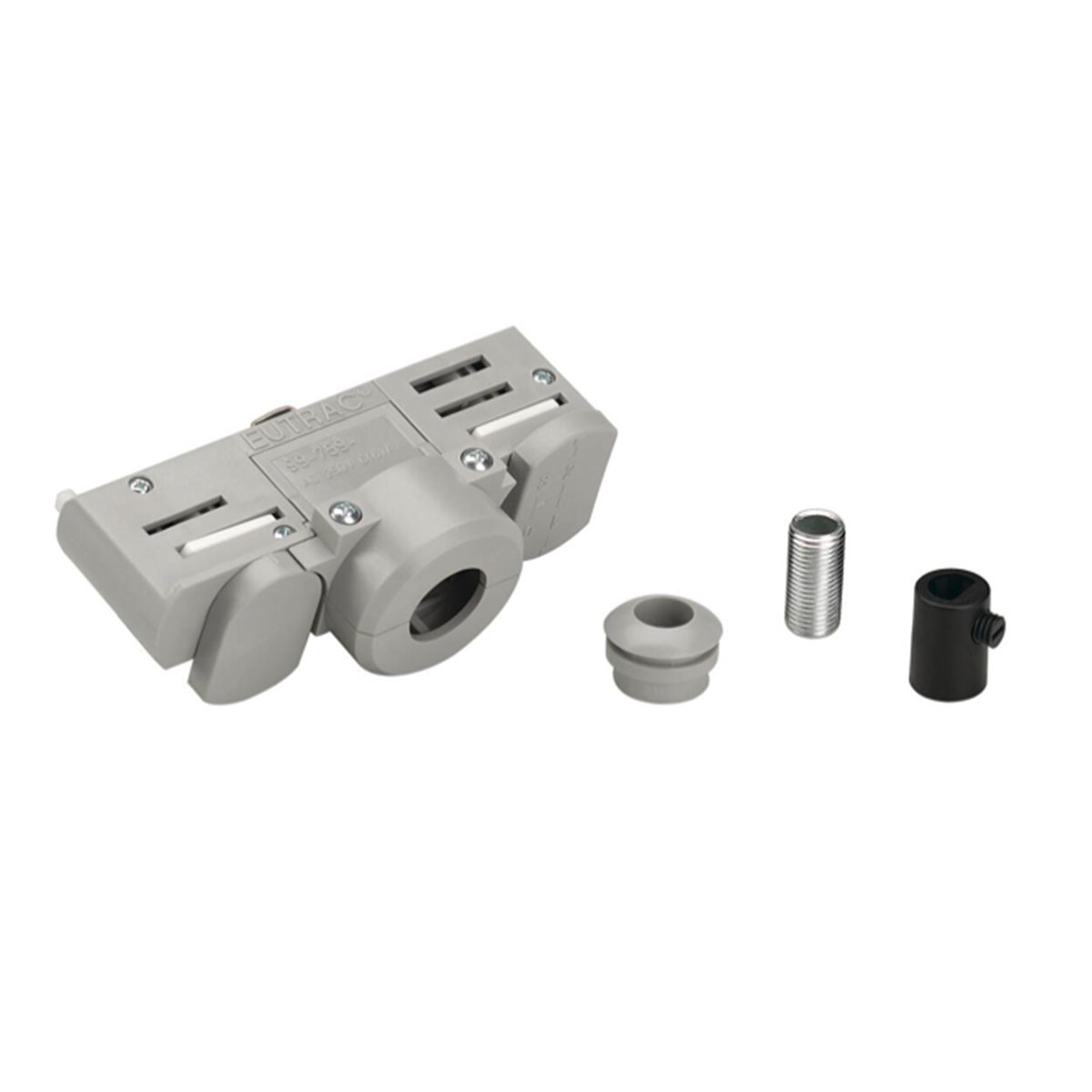Eutrac 3-Phasen Pendelleuchten Adapter, Grau