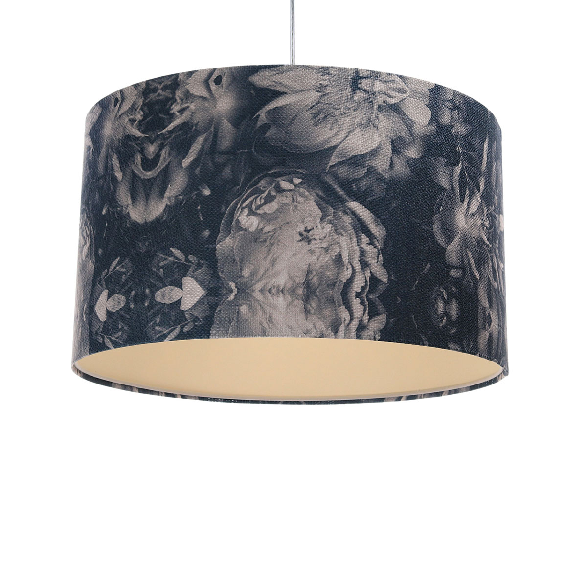 Pendelleuchte Portland Muster, Beige,  Ø: 60 cm