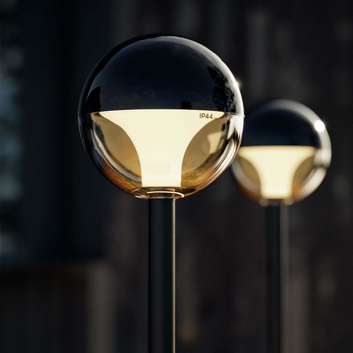 IP44.de bal.4 Pollerleuchte, H: 95,6 cm, Deep Black IP44.de bal.4 Pollerleuchte, H: 95,6 cm, Deep Black