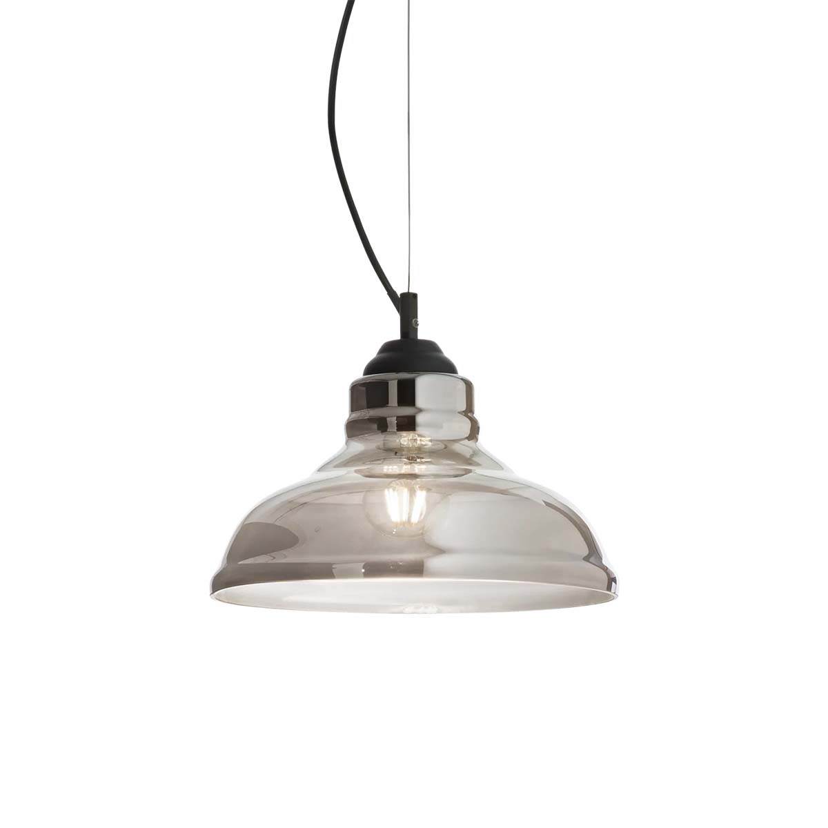 Bistrò SP1 plate Pendelleuchte, Ø: 28 cm, Rauchglas Bistrò SP1 plate Pendelleuchte, Ø: 28 cm, Rauchglas