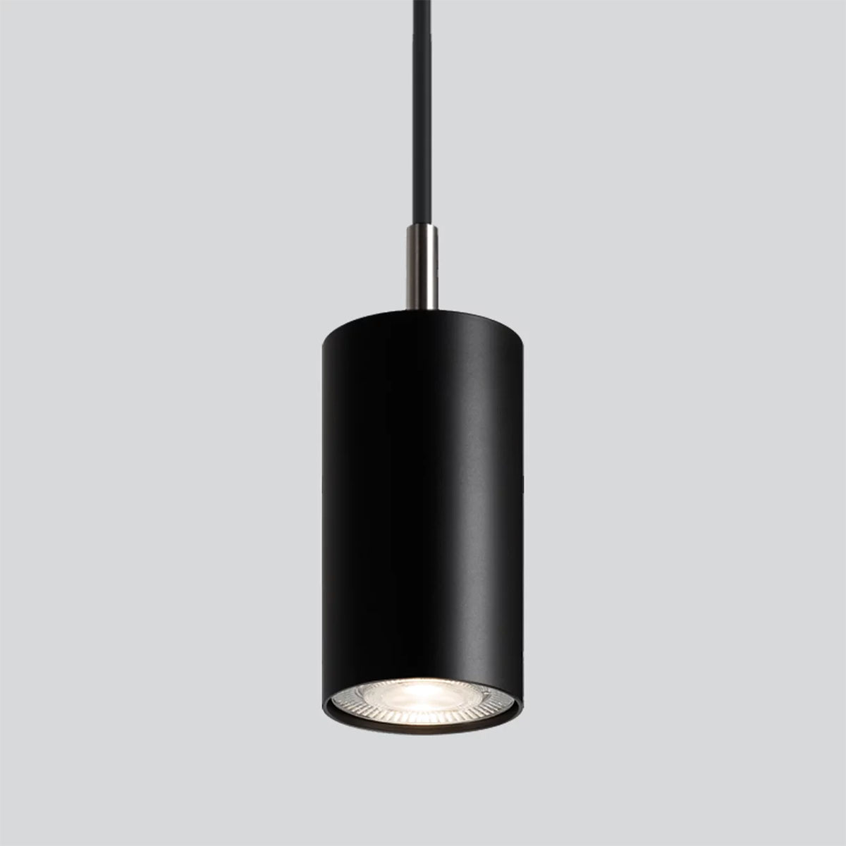 Wittenberg 4.0, wi4-pl1-str Pendelleuchte für Stromschiene, Schwarz matt, Extra-Warmweiß 2700K, Flood 38°, Bluetooth