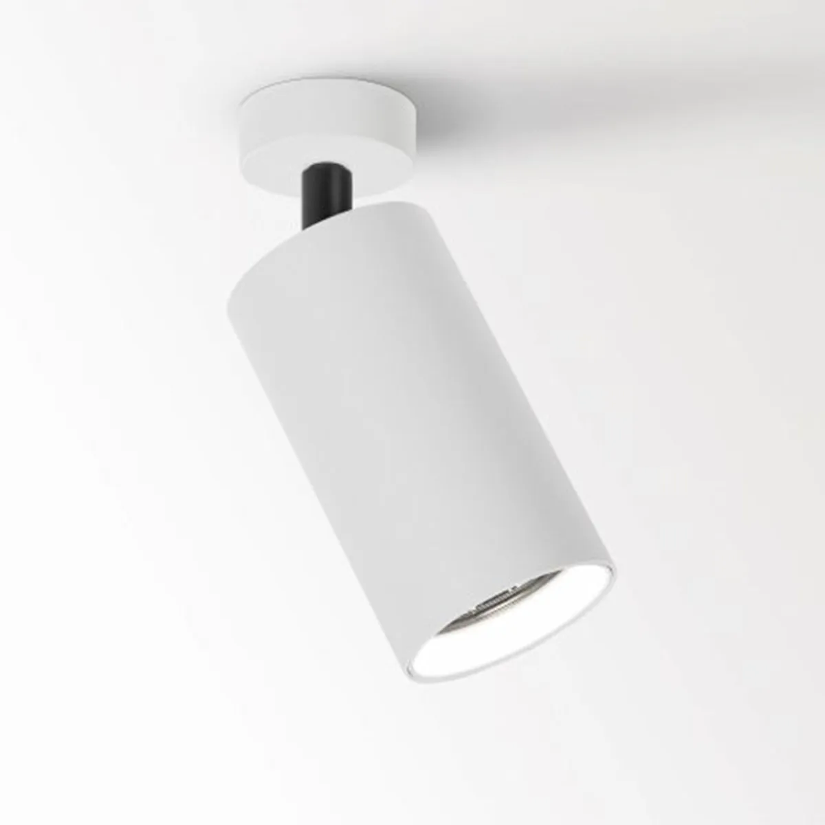 SPY 90 ON 1 93045 DIM1 Aufbaustrahler, Ø: 9 cm, L: 16,5 cm, Weiß, Warmweiß 3000K, 45°