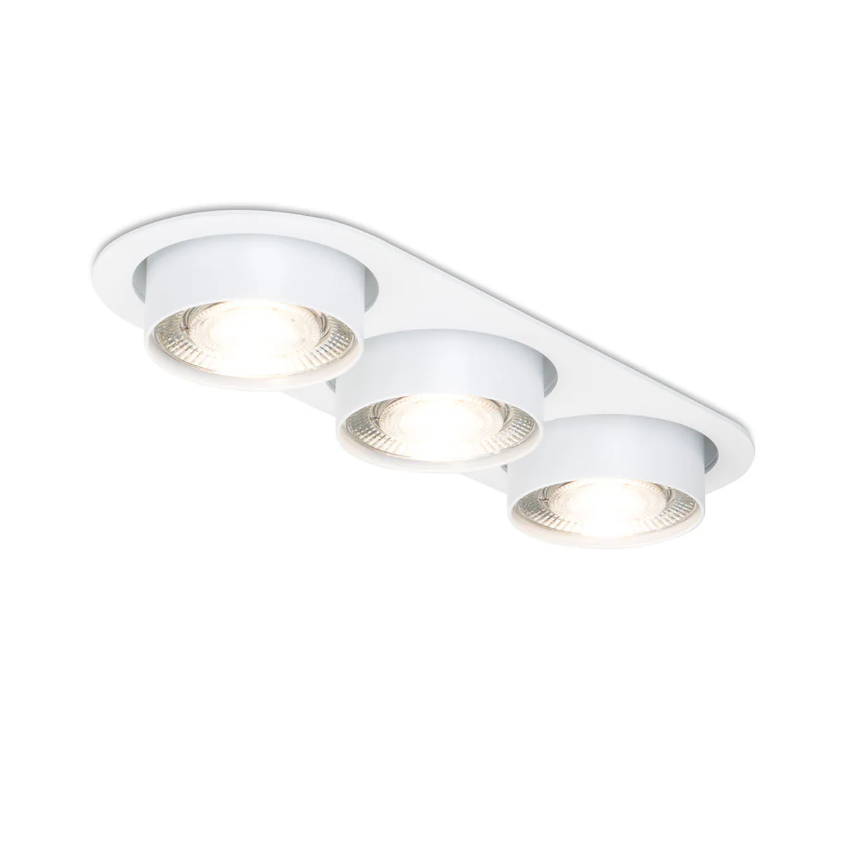 Wittenberg 4.0, wi4-eb-3ov Einbaustrahler, Weiß matt, Warmweiß 3000K, Flood 38°